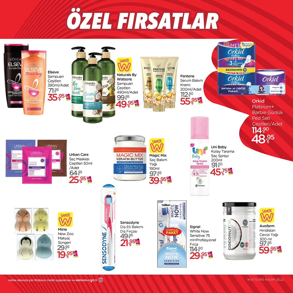 WATSONS KASIM KATALOĞU AKTÜEL ÜRÜNLER 3.SAYFASI