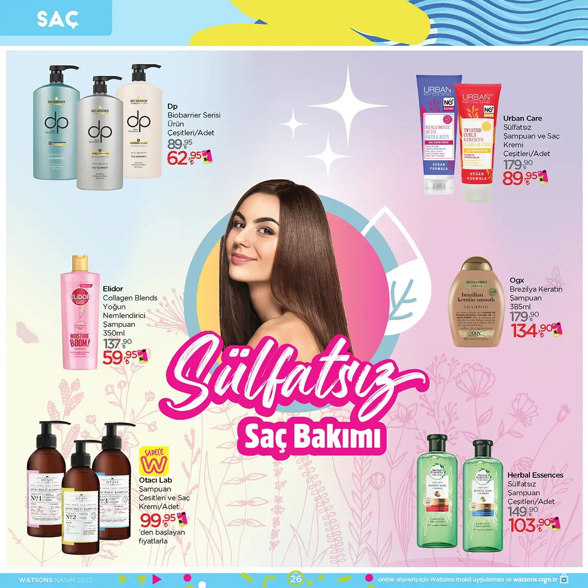 WATSONS KASIM KATALOĞU AKTÜEL ÜRÜNLER 26.SAYFASI