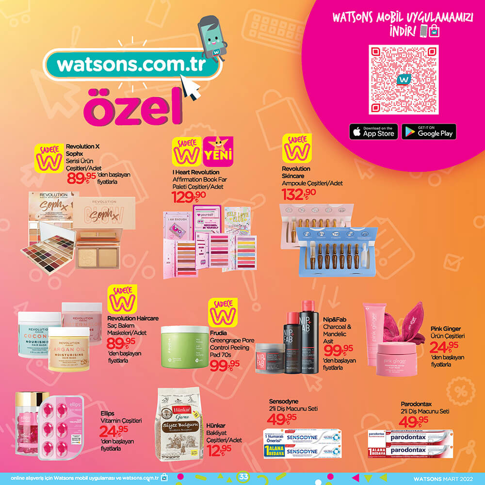 Watsons Aktüel Ürünleri MART 2022 Kataloğu Görseli 33