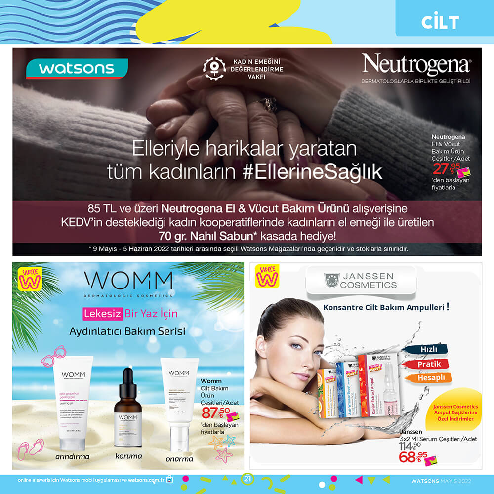 Watsons Aktüel Ürünleri MAYIS 2022 Kataloğu Görseli 21