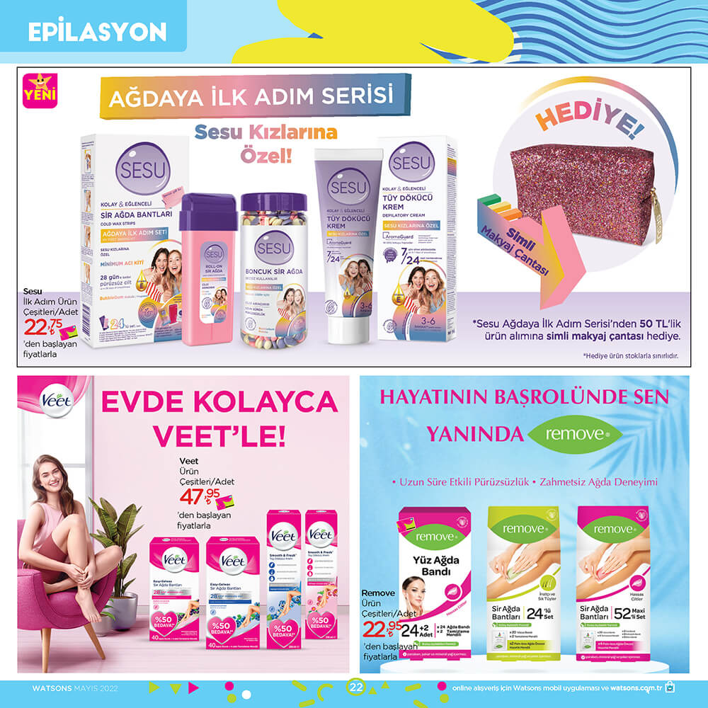 Watsons Aktüel Ürünleri MAYIS 2022 Kataloğu Görseli 22