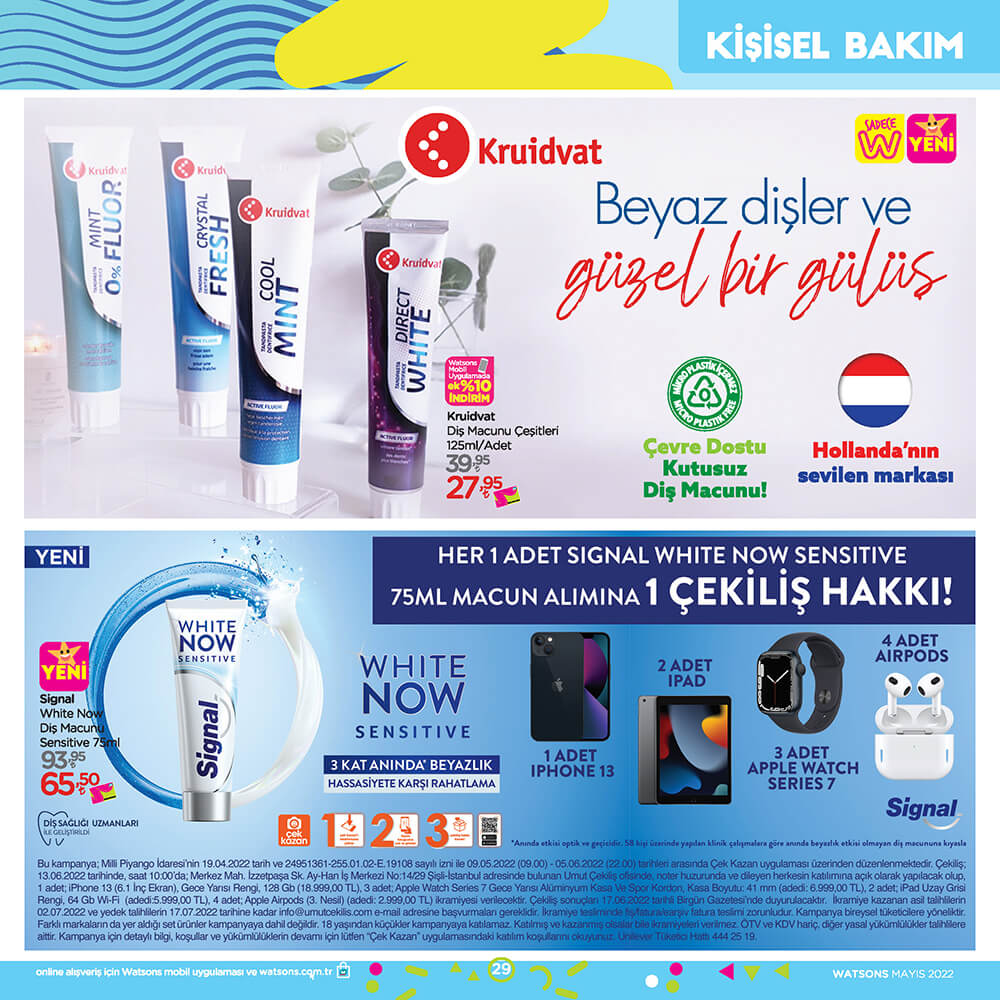 Watsons Aktüel Ürünleri MAYIS 2022 Kataloğu Görseli 29