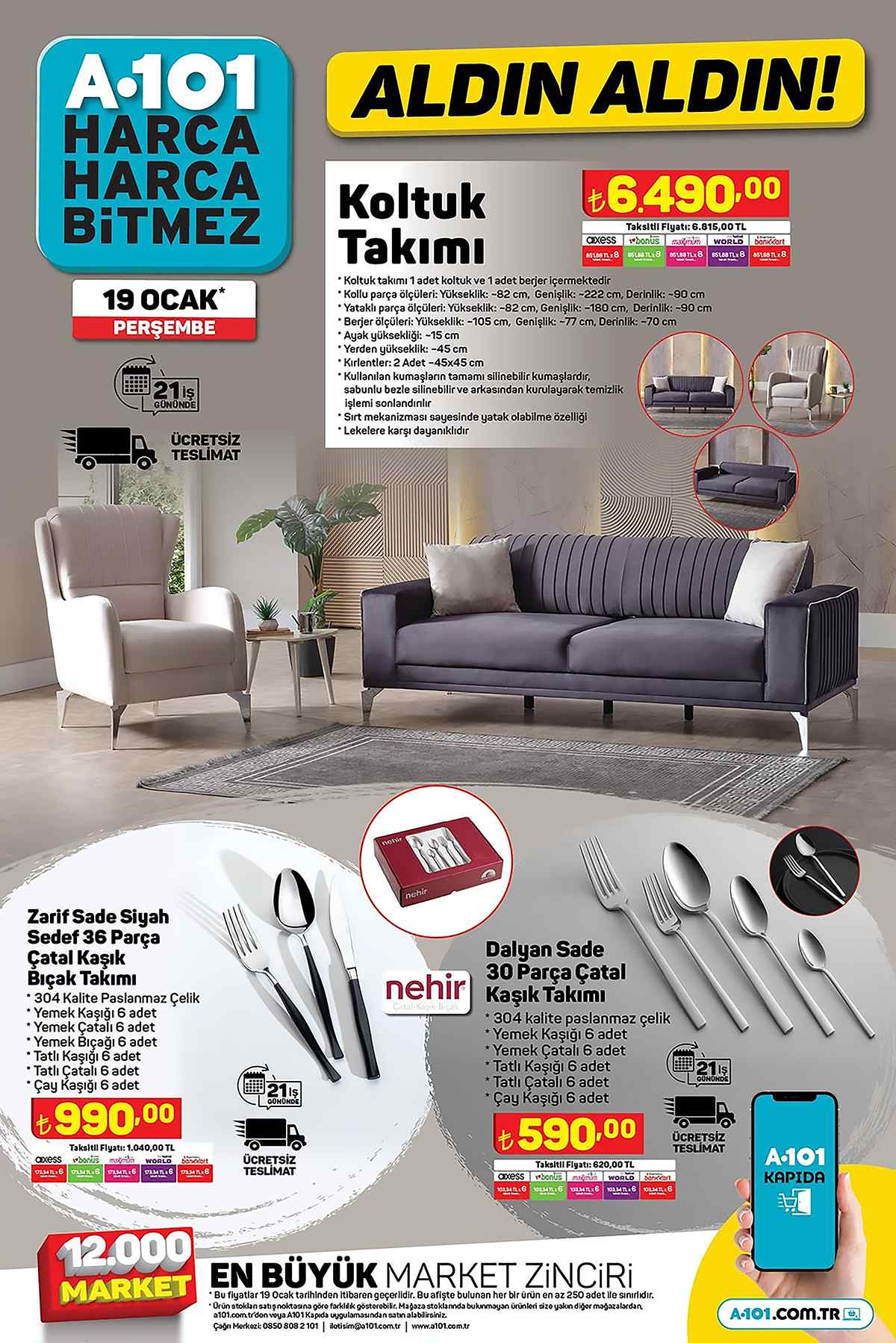 Aktüel Ürünler 19 Ocak 2023 A101