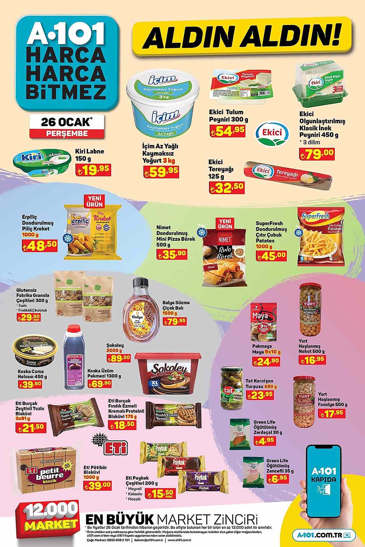 A101 Market 26 Ocak 2023