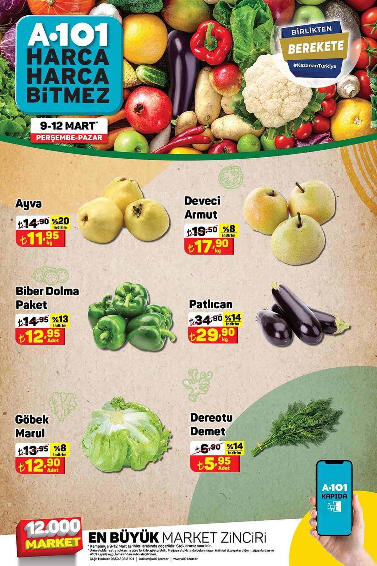 A101 Manav Ürünleri