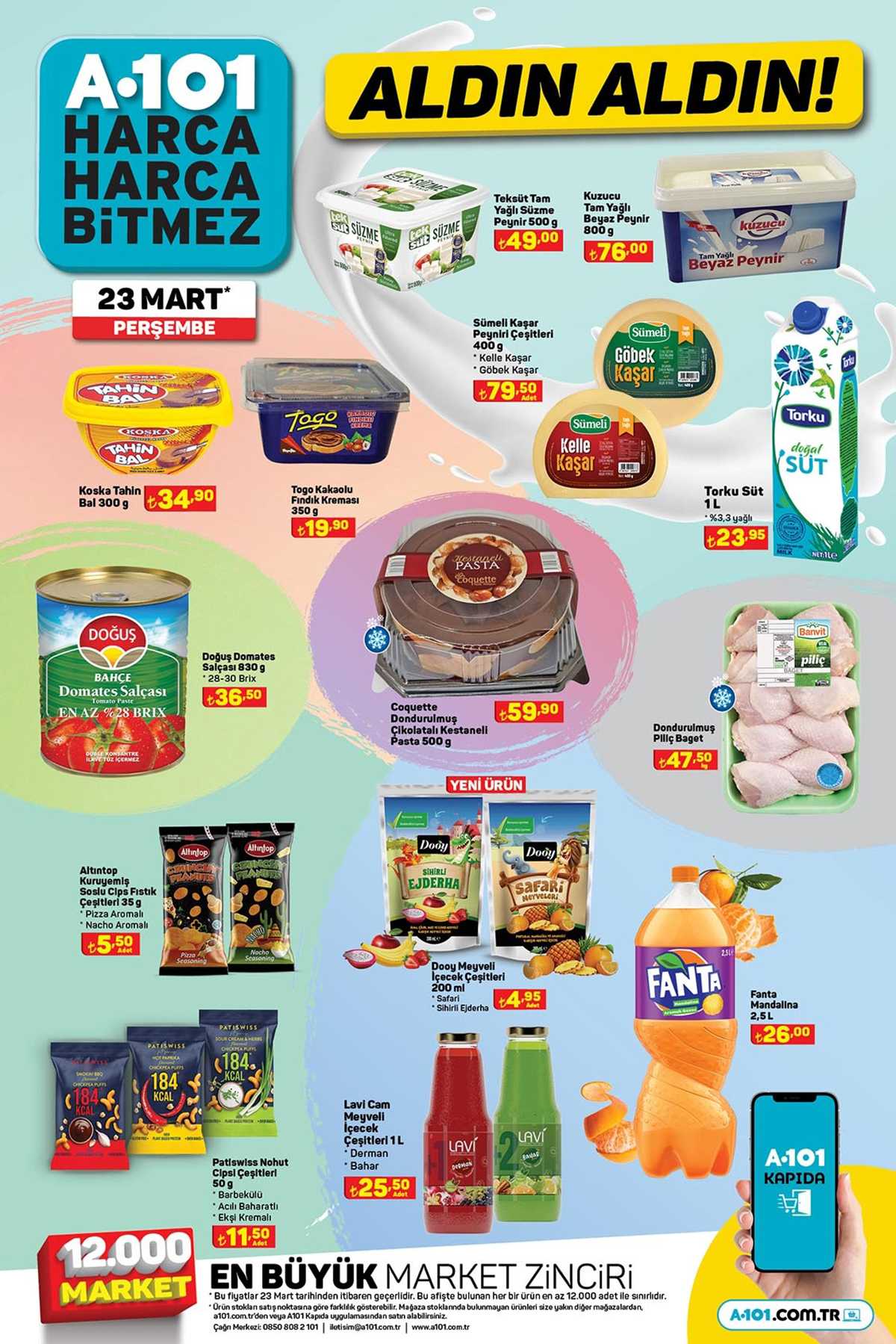 A101 23 Mart İndirimler