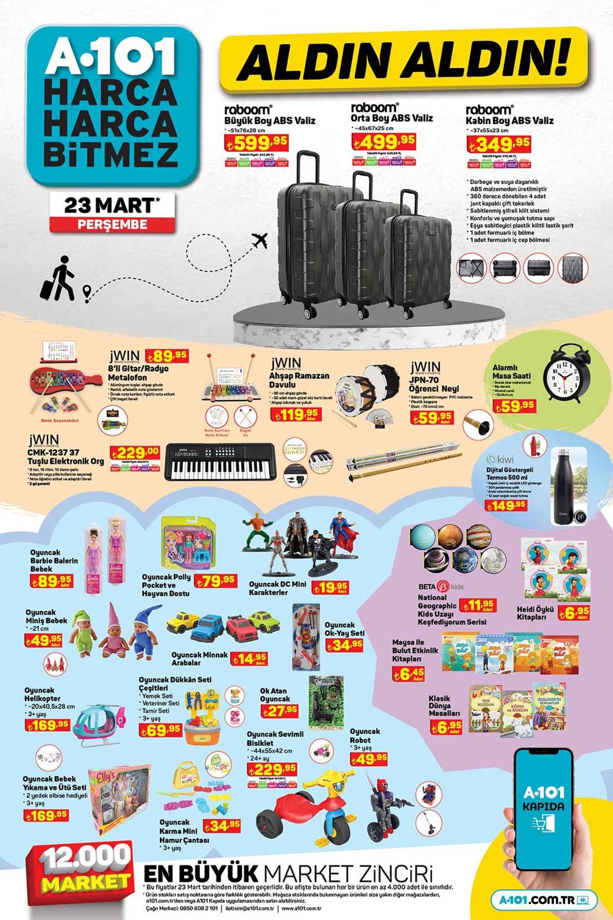 A101 Aktüel 23 Mart 2023