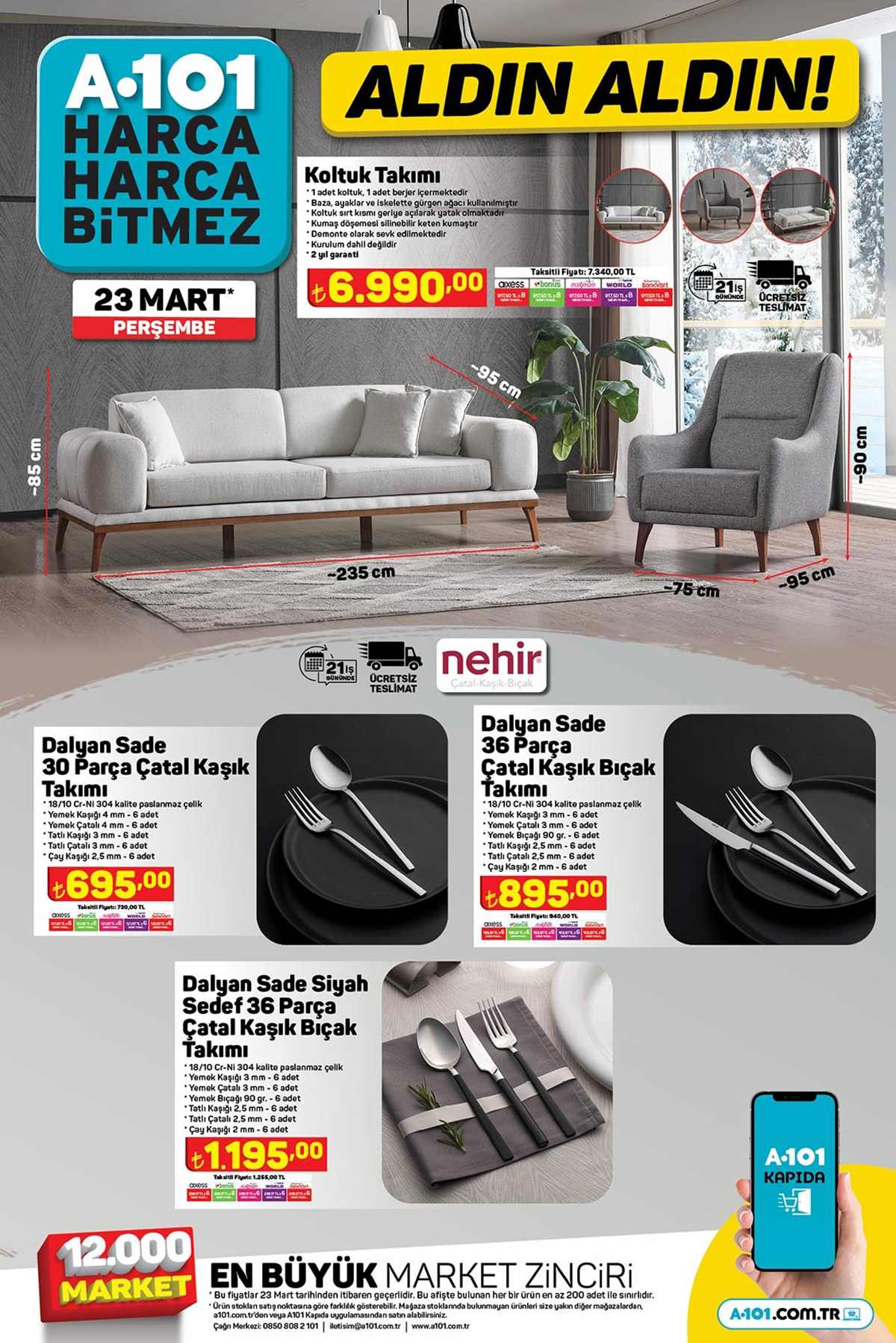 Aktüel 23 Mart A101 Kataloğu
