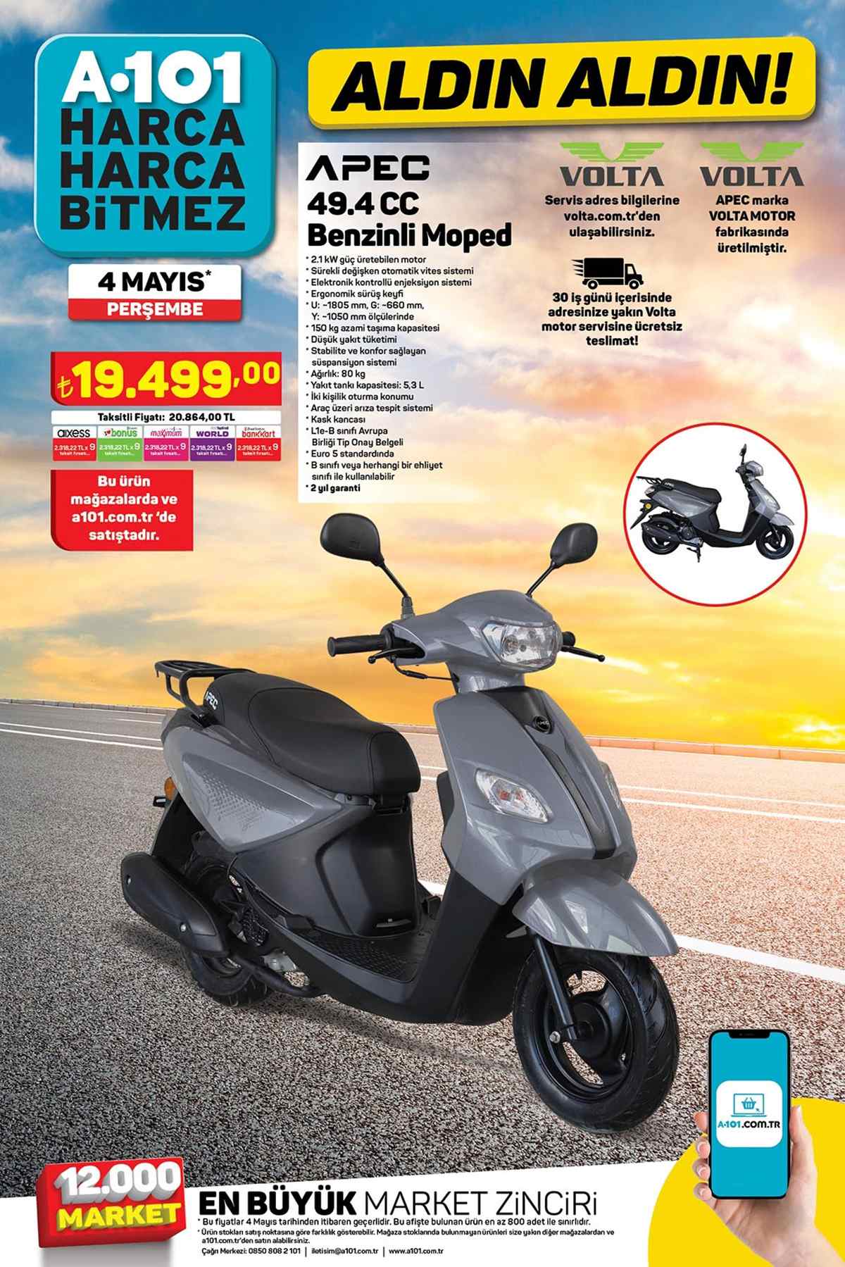A101 Aktüel 4 Mayıs