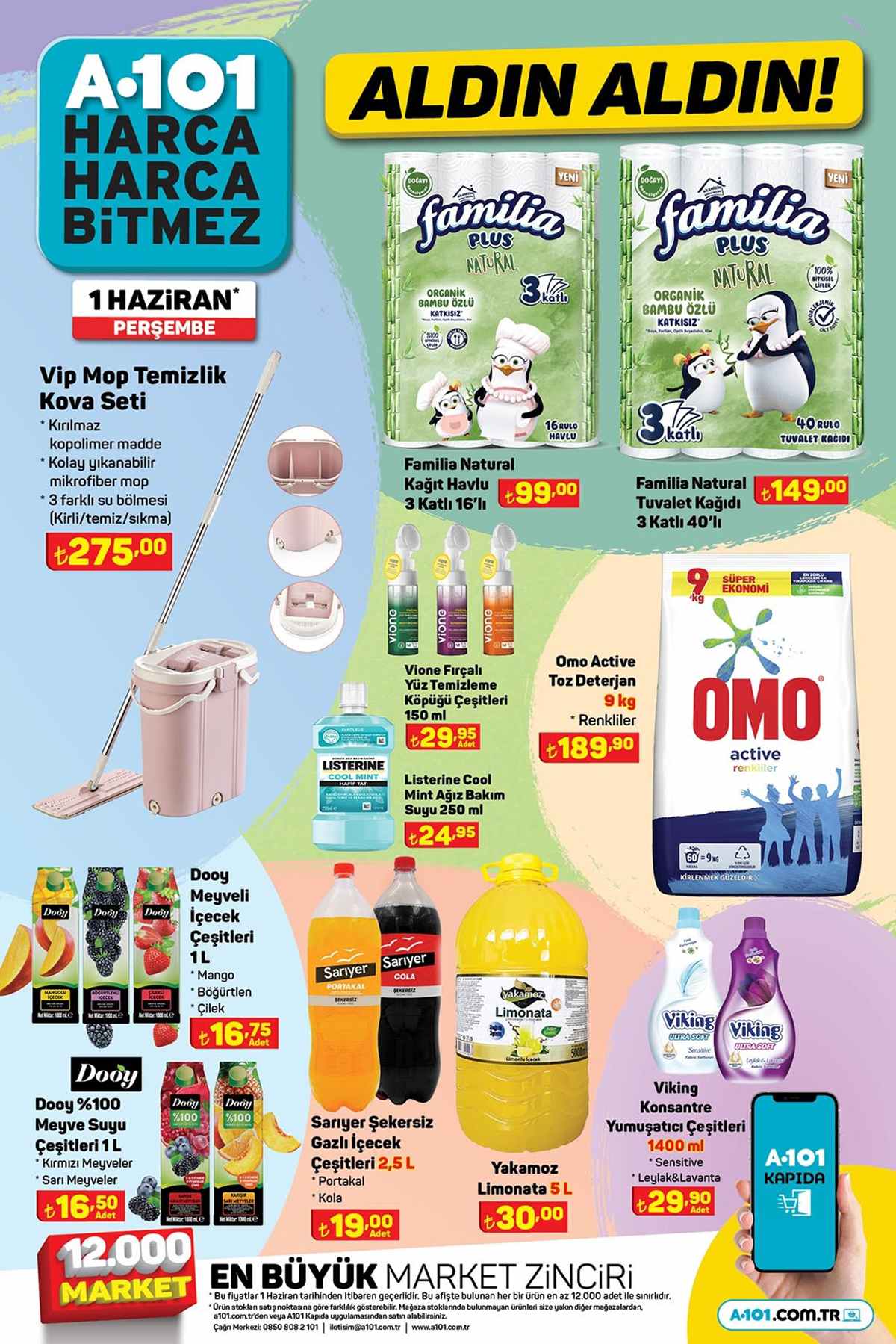A101 1 Haziran Fırsatları
