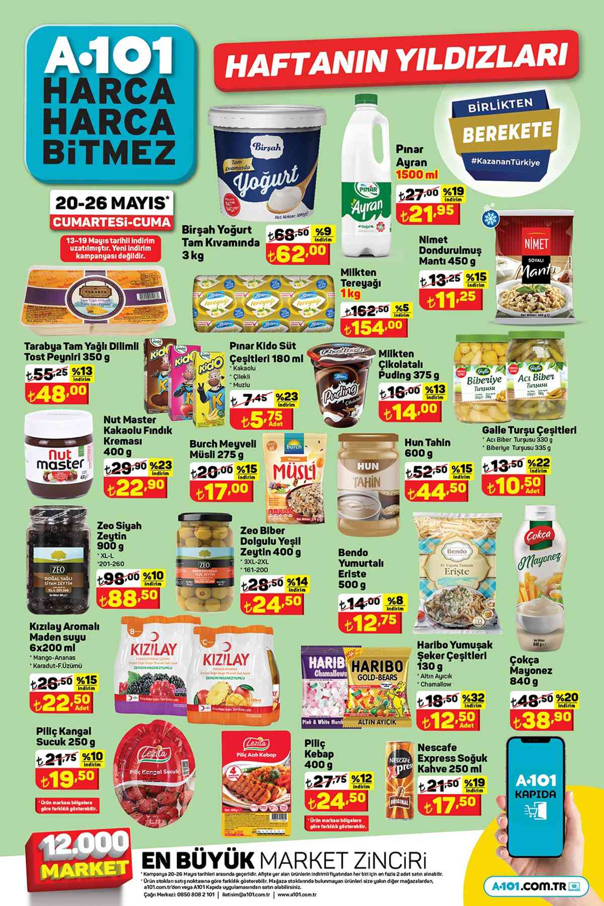 A101 20 MAYIS SPOT İNDİRİMLER KATALOĞU HAFTA SONU