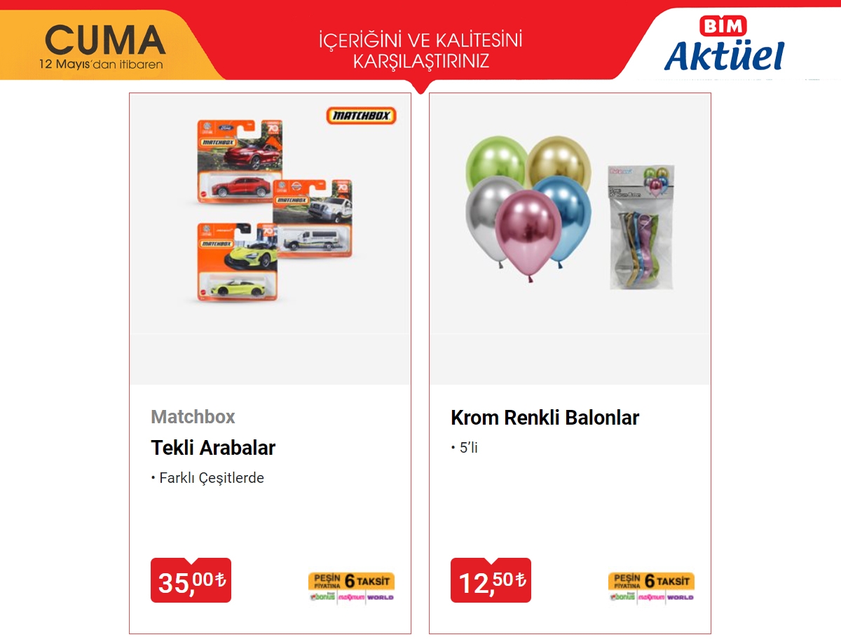 12 Mayıs Bim Aktüel