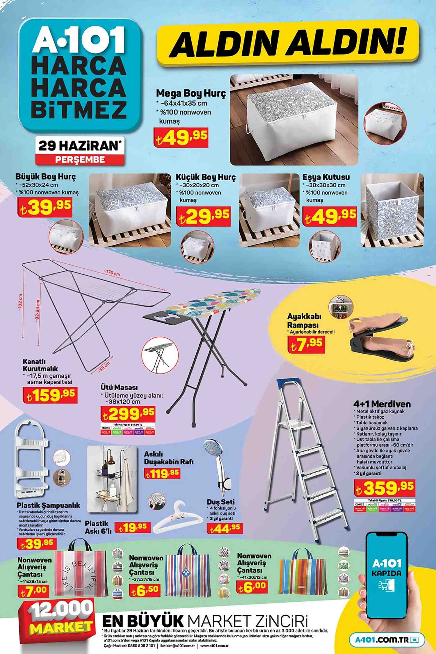 A101 29 Haziran 2023 Kataloğu