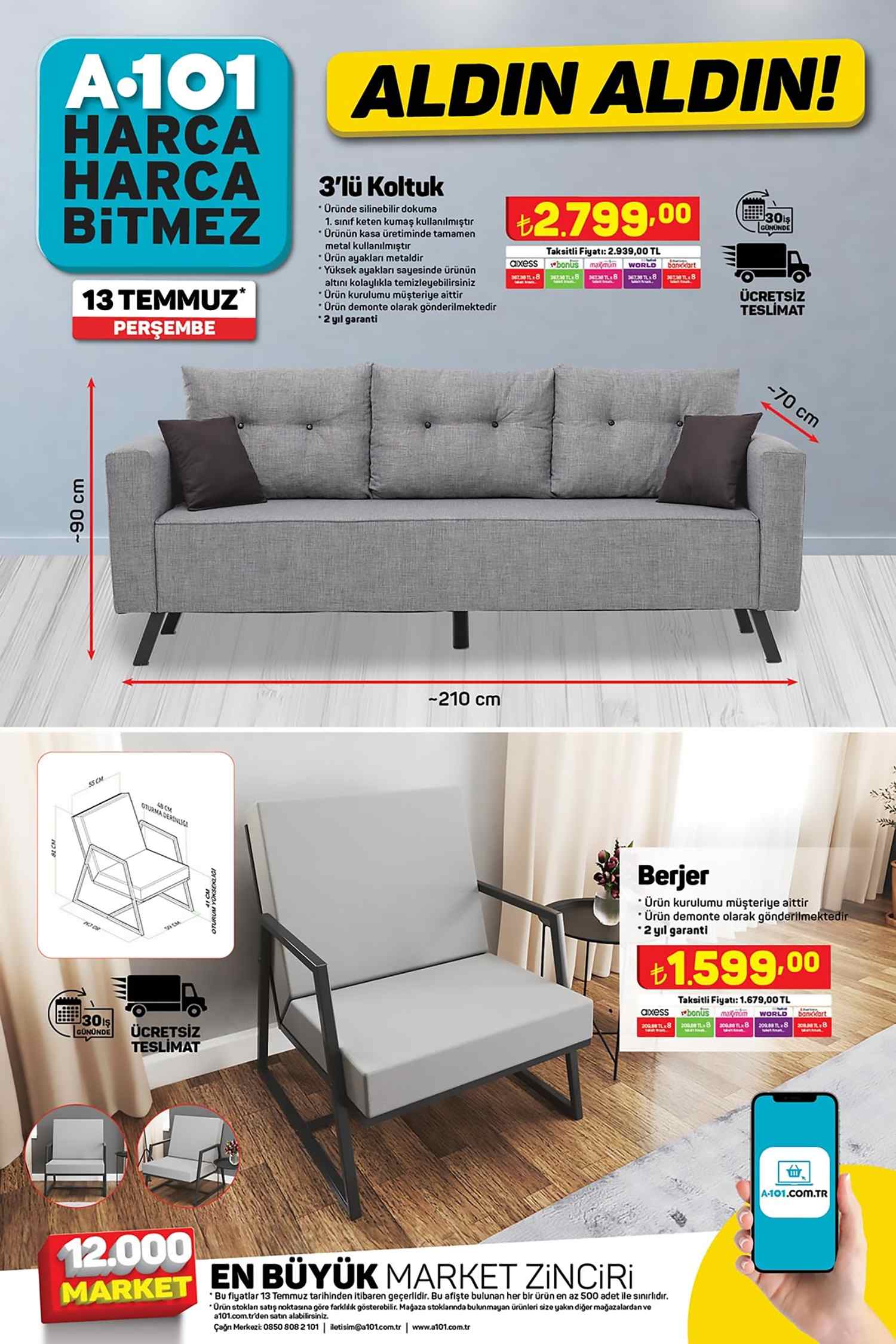 A101 13 Temmuz Fırsatları