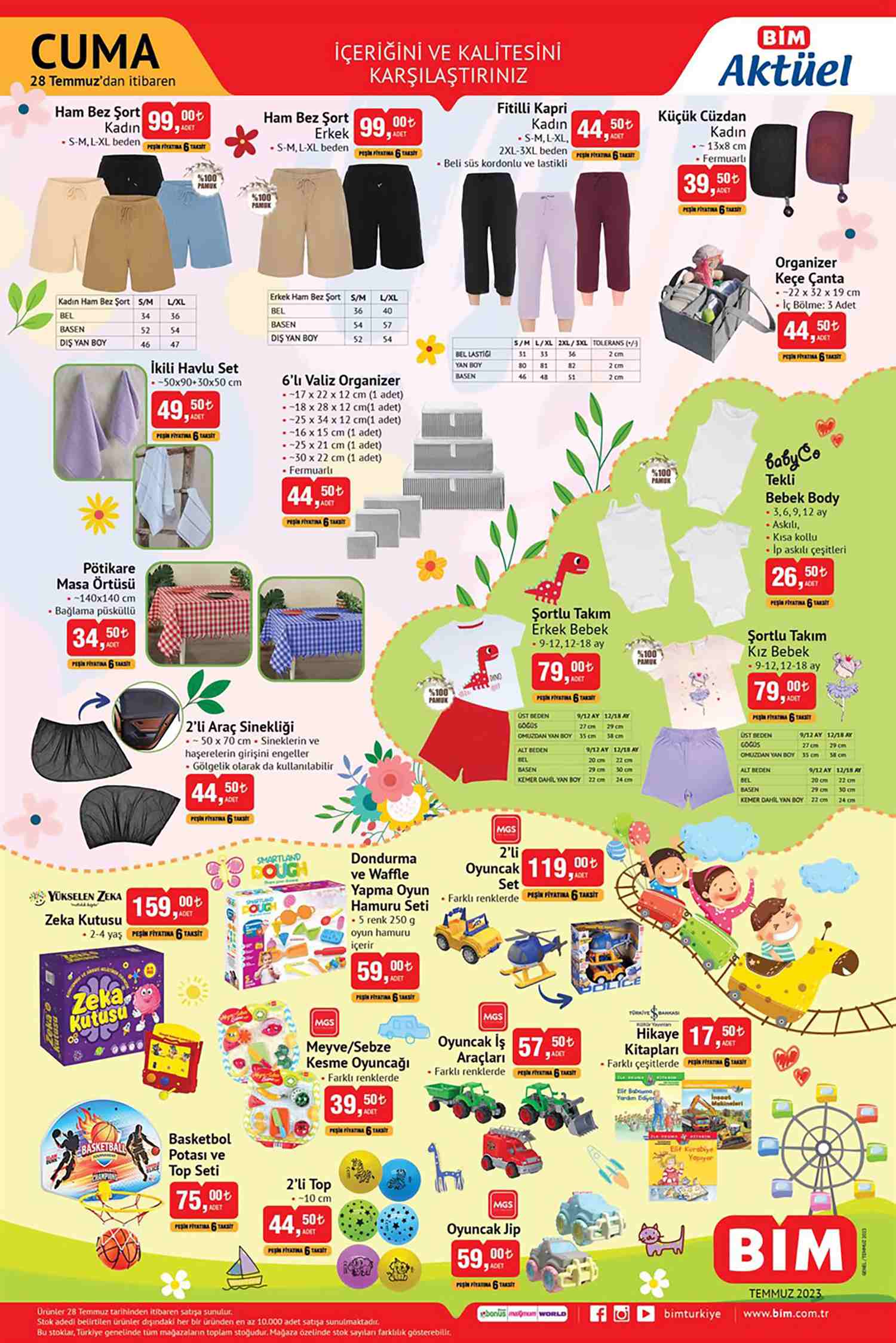 Bim 28 Temmuz 2023 Kataloğu