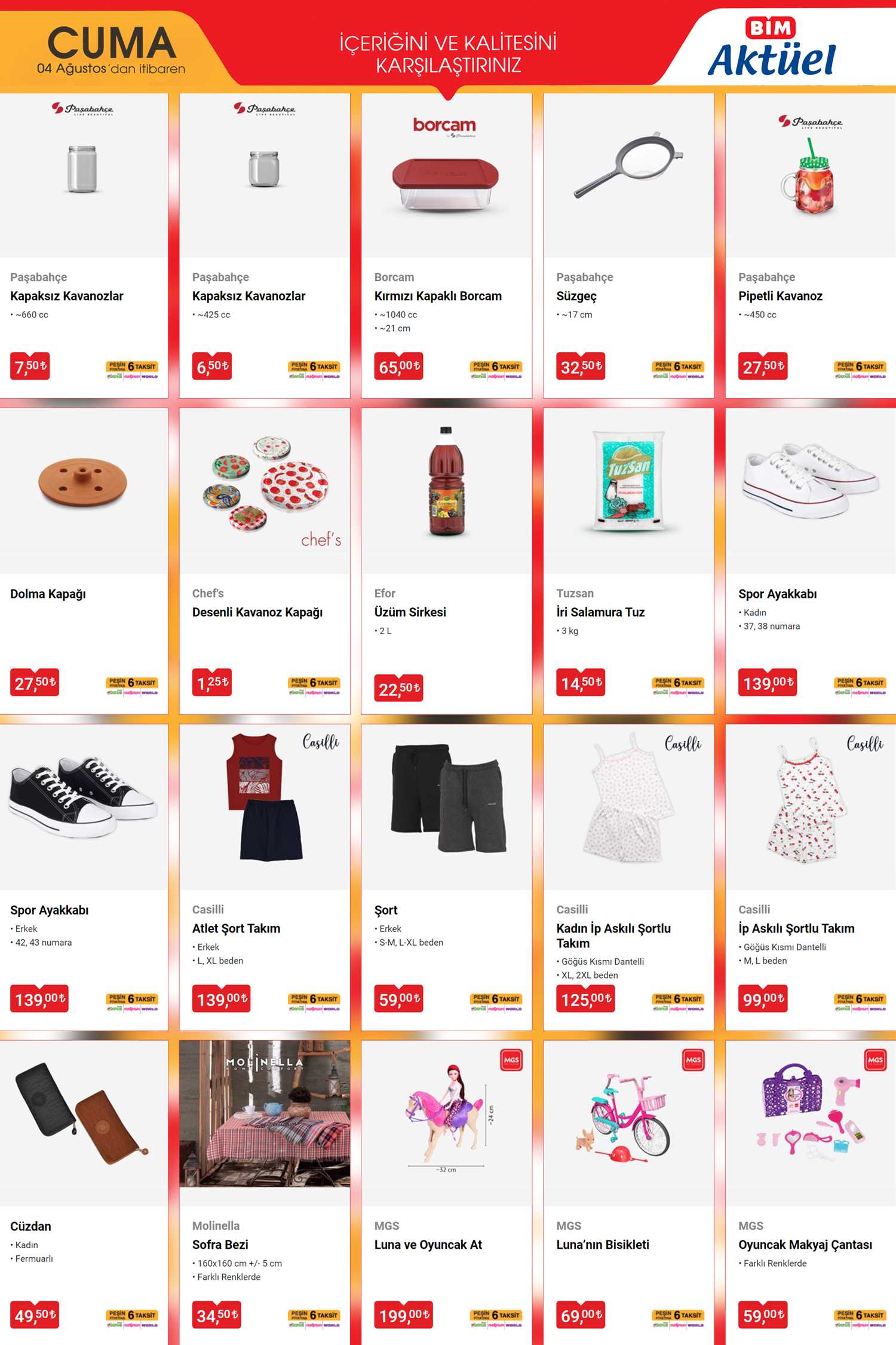 Bim Aktüel 4 Ağustos