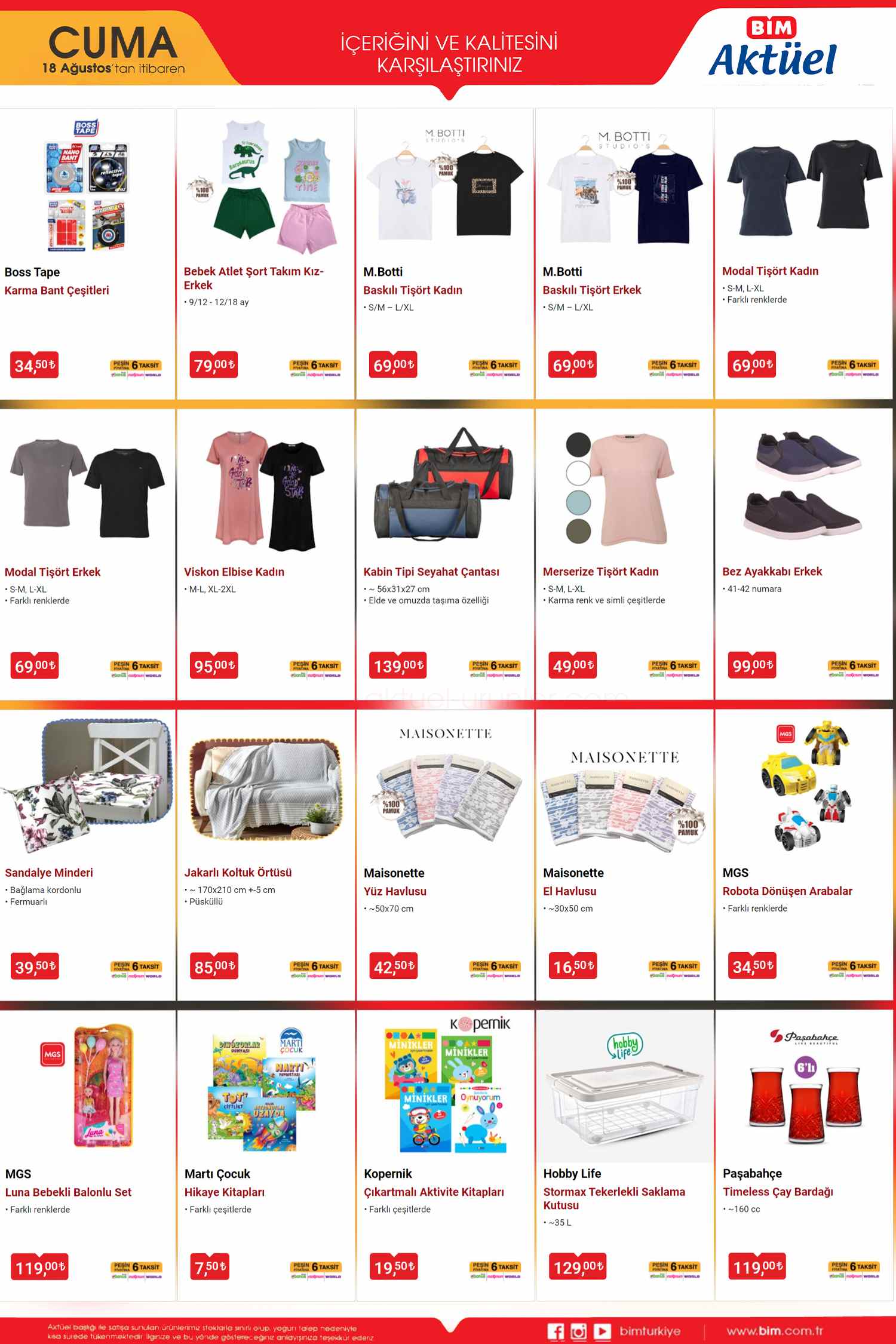Bim Aktüel 18 Ağustos 2023
