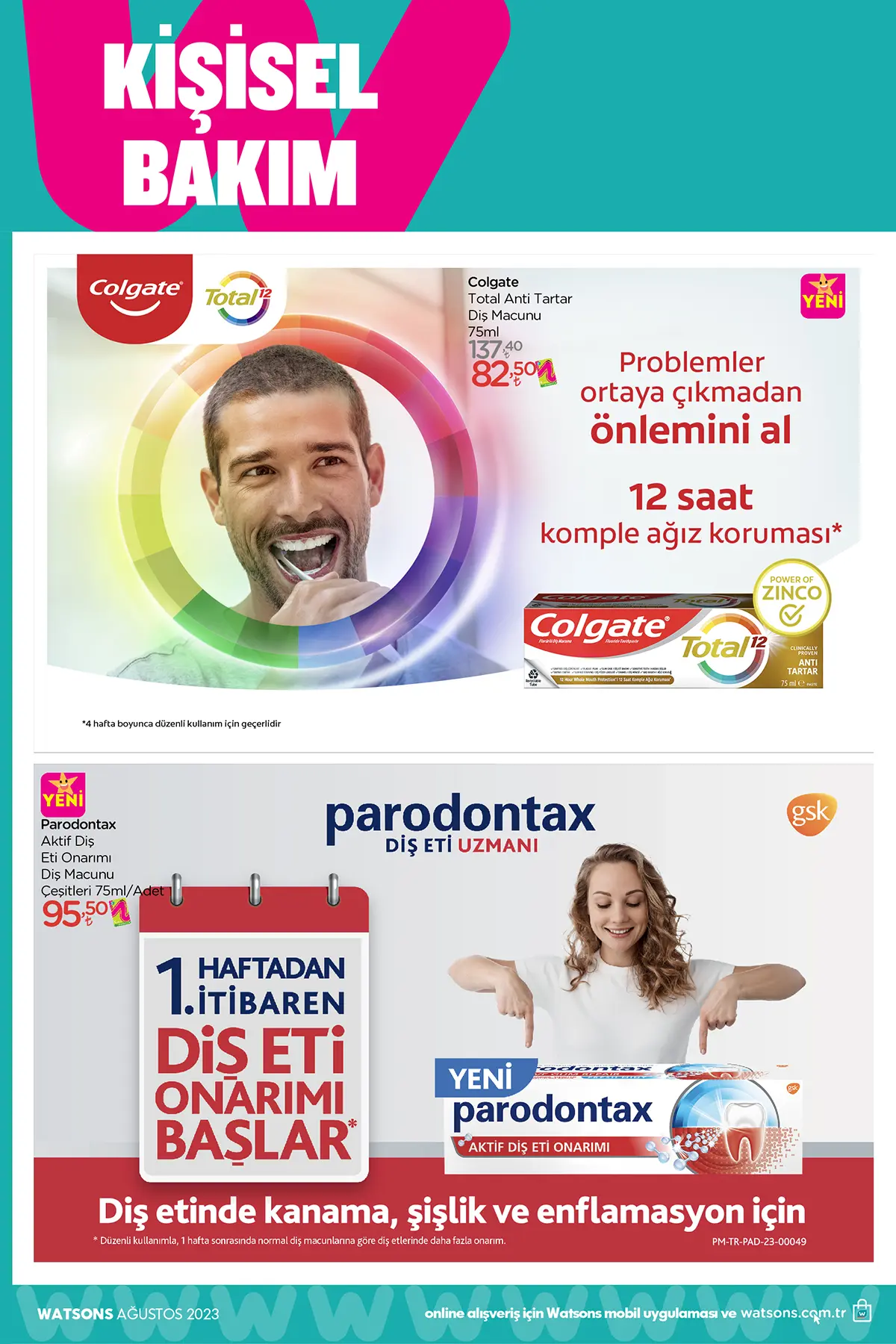 Watsons agustos 2023 Aktüel Ürünler Kataloğu 35. Sayfa