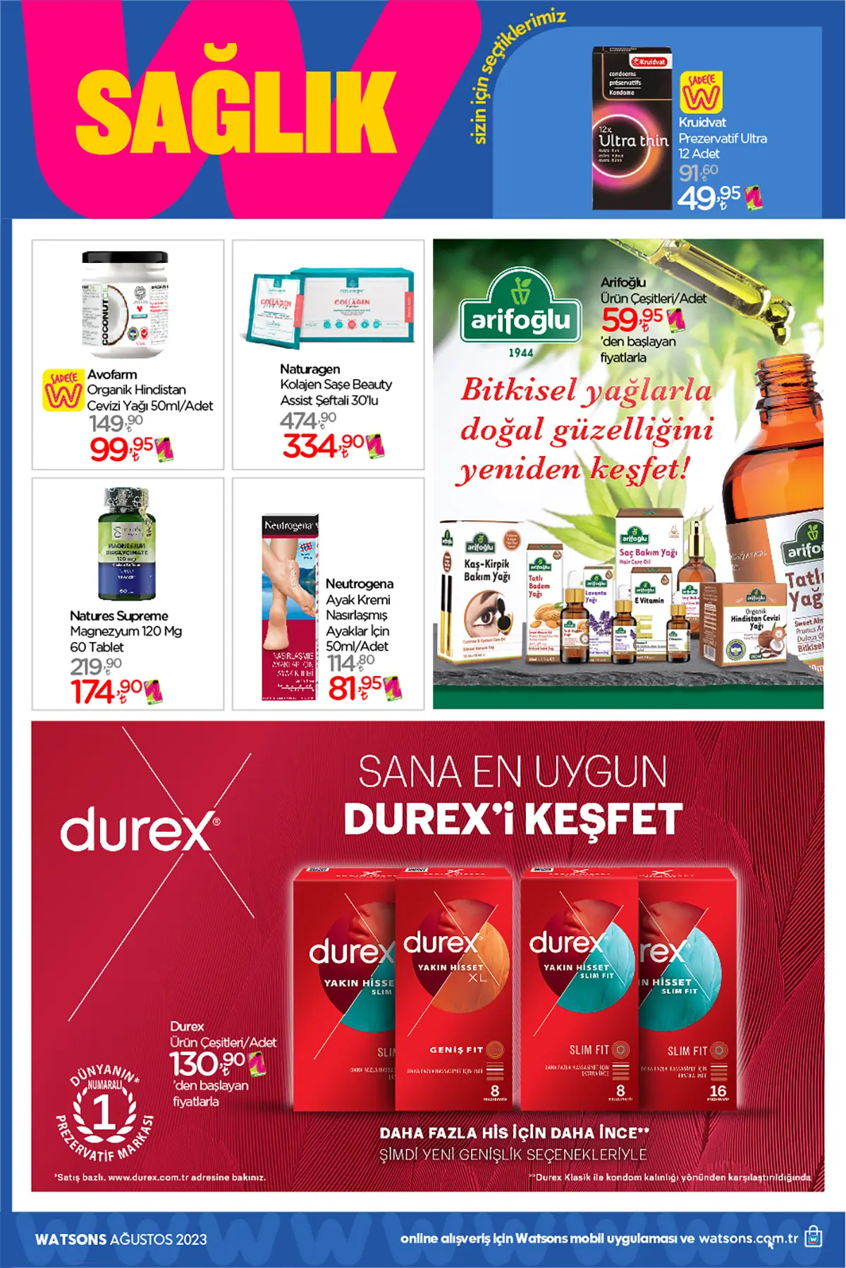 Watsons agustos 2023 Aktüel Ürünler Kataloğu 40. Sayfa