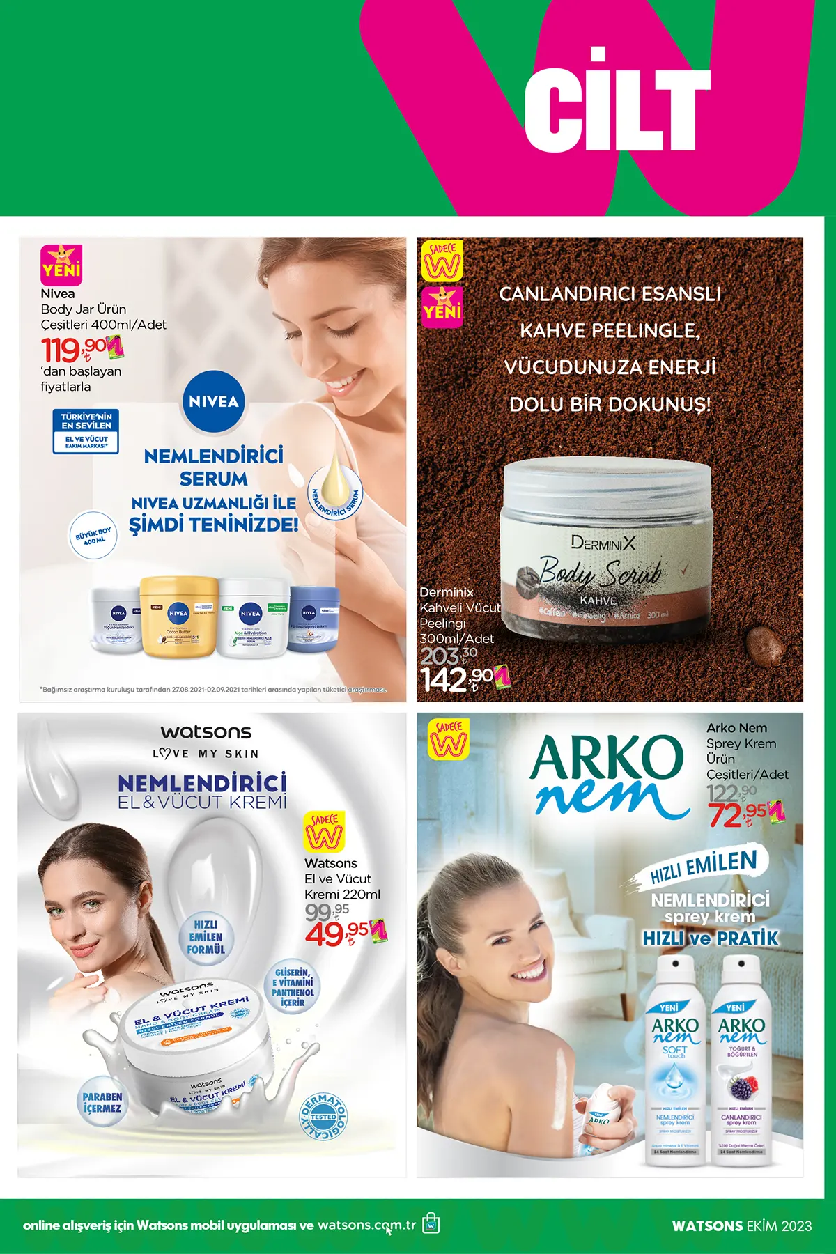 Watsons Ekim 2023 Aktüel Ürünler Kataloğu 25. Sayfa