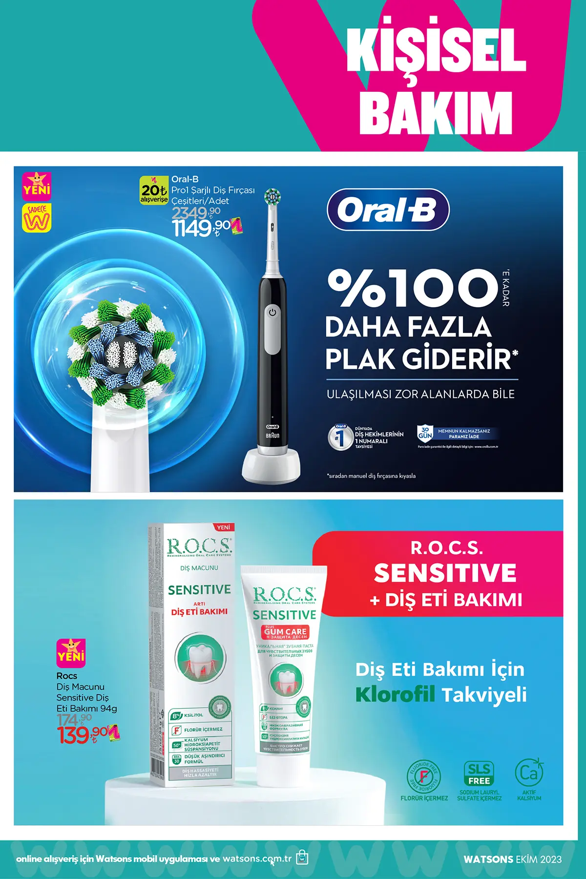 Watsons Ekim 2023 Aktüel Ürünler Kataloğu 33. Sayfa
