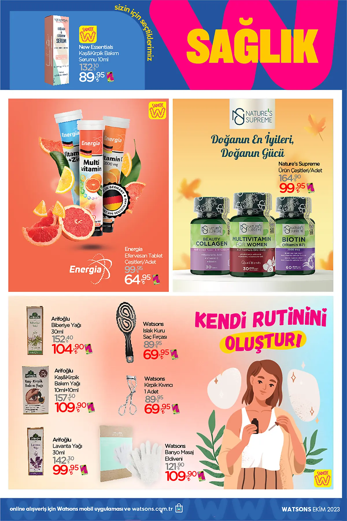 Watsons Ekim 2023 Aktüel Ürünler Kataloğu 37. Sayfa