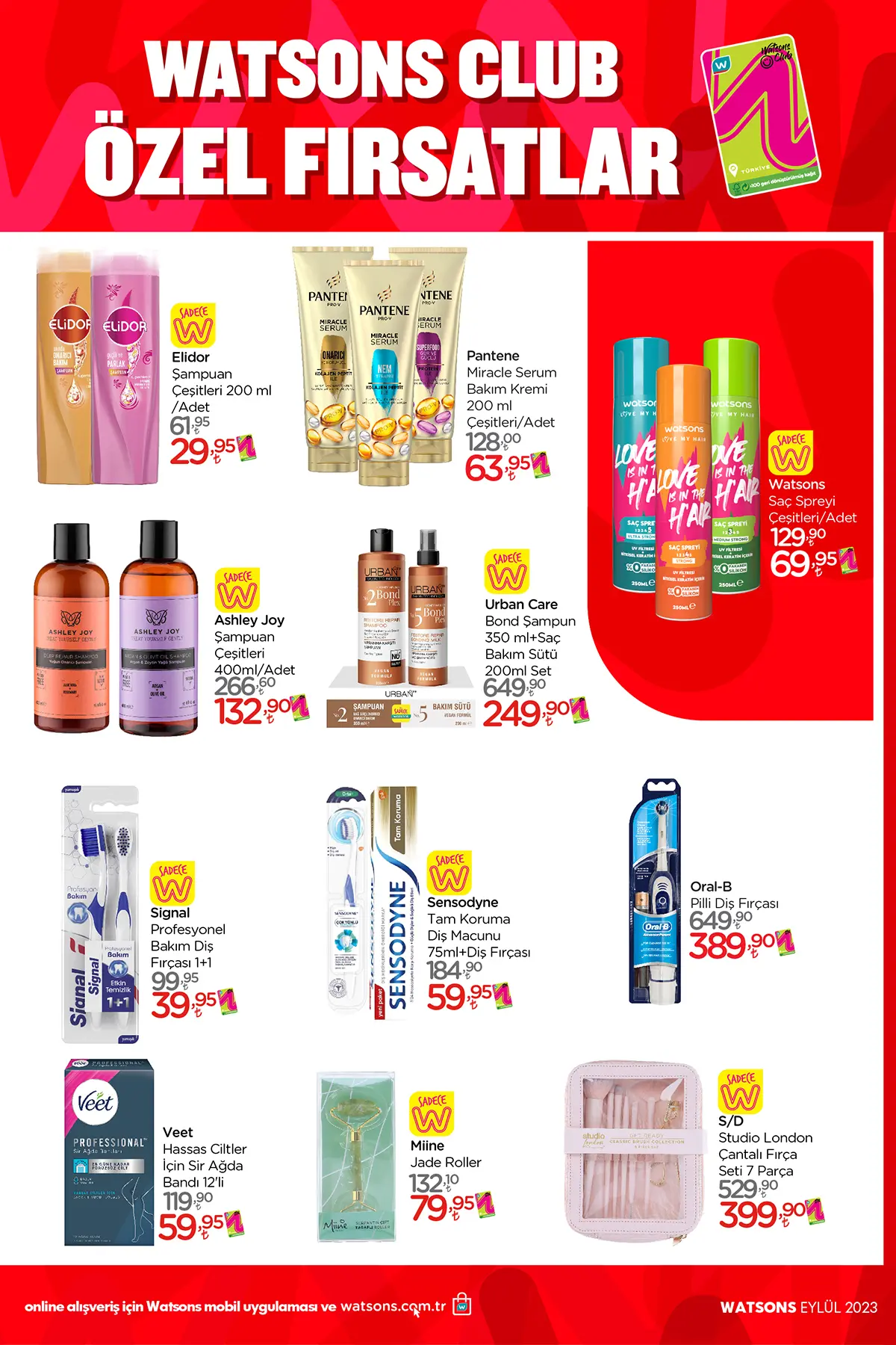 Watsons Eylül 2023 Aktüel Ürünler Kataloğu 3. Sayfa
