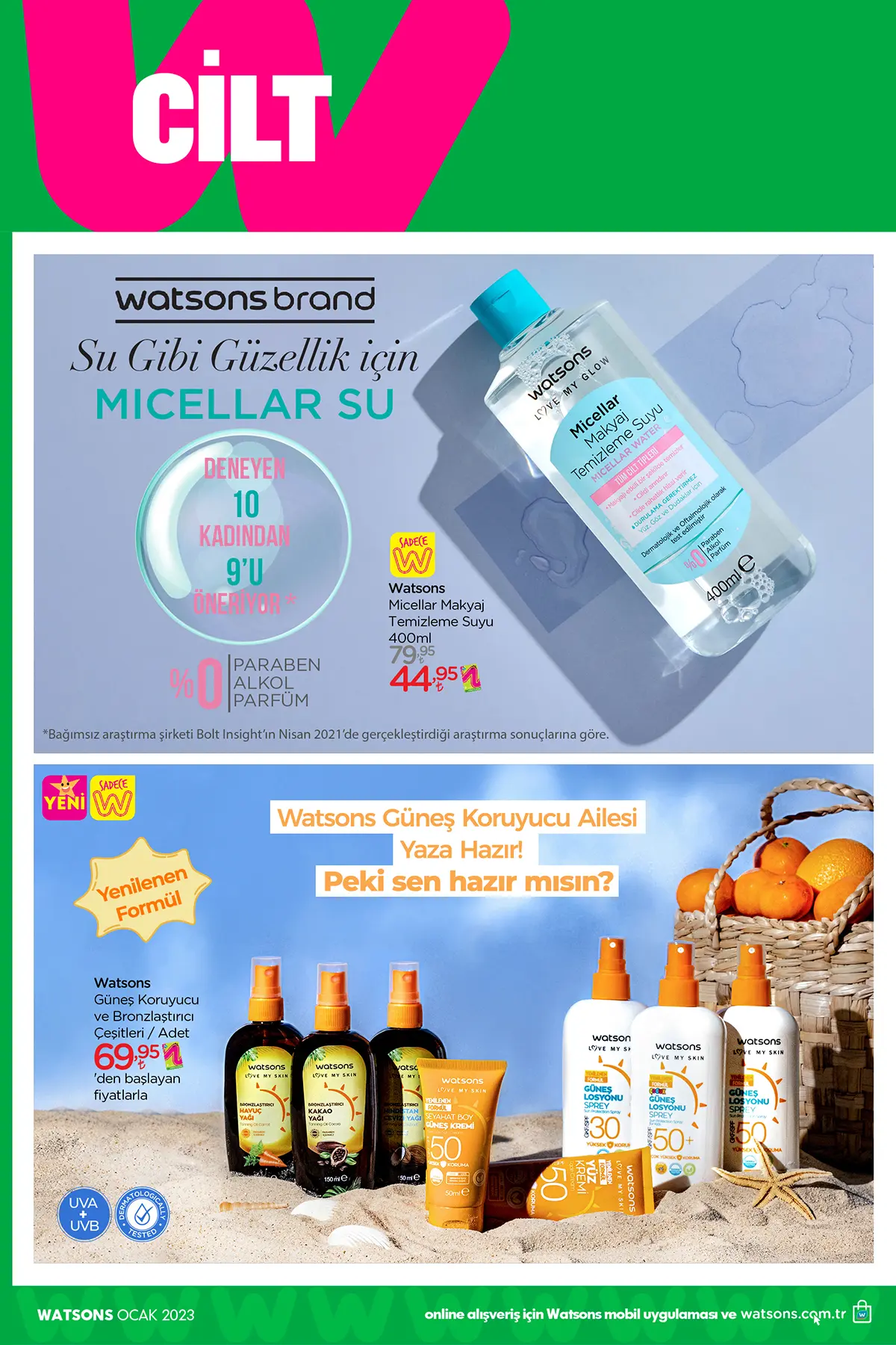 Watsons haziran 2023 Aktüel Ürünler Kataloğu 18. Sayfa