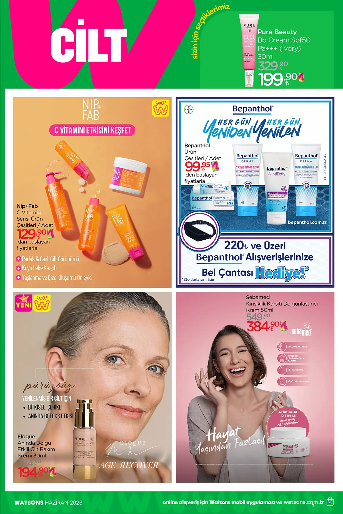 Watsons haziran 2023 Aktüel Ürünler Kataloğu 30. Sayfa