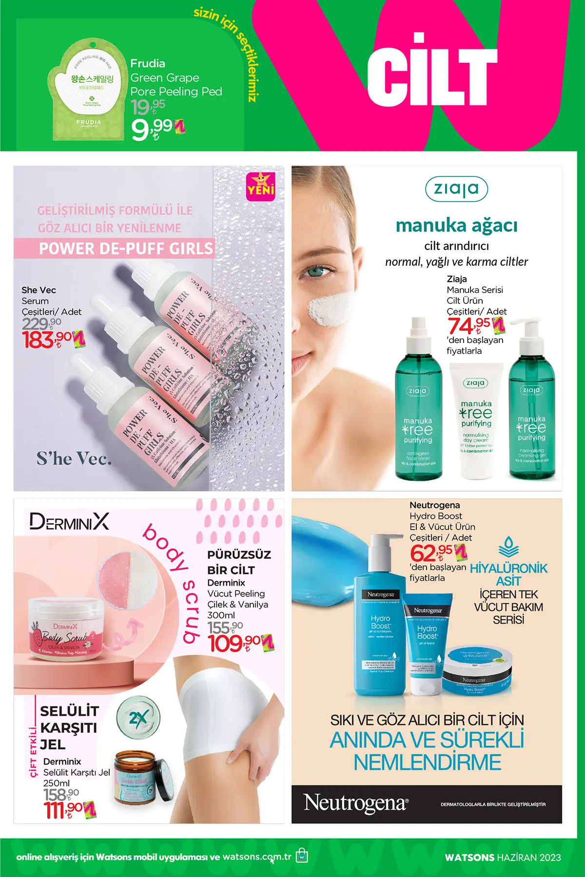 Watsons haziran 2023 Aktüel Ürünler Kataloğu 33. Sayfa