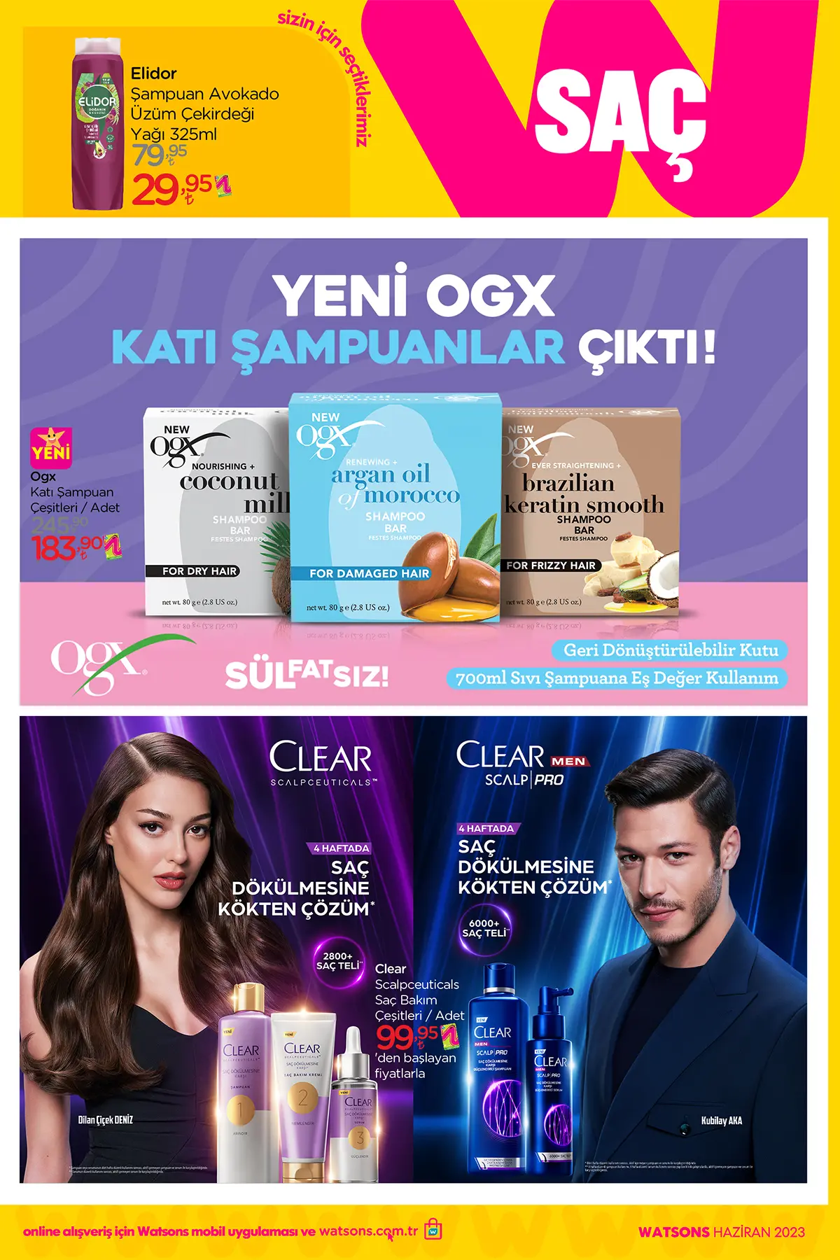 Watsons haziran 2023 Aktüel Ürünler Kataloğu 35. Sayfa