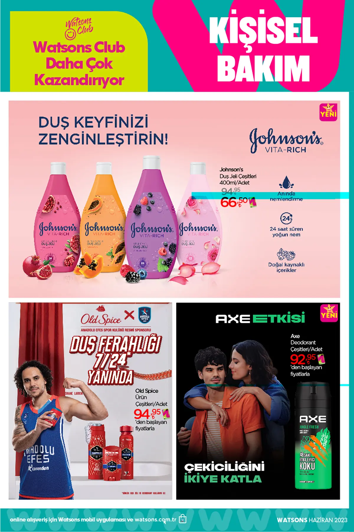 Watsons haziran 2023 Aktüel Ürünler Kataloğu 41. Sayfa
