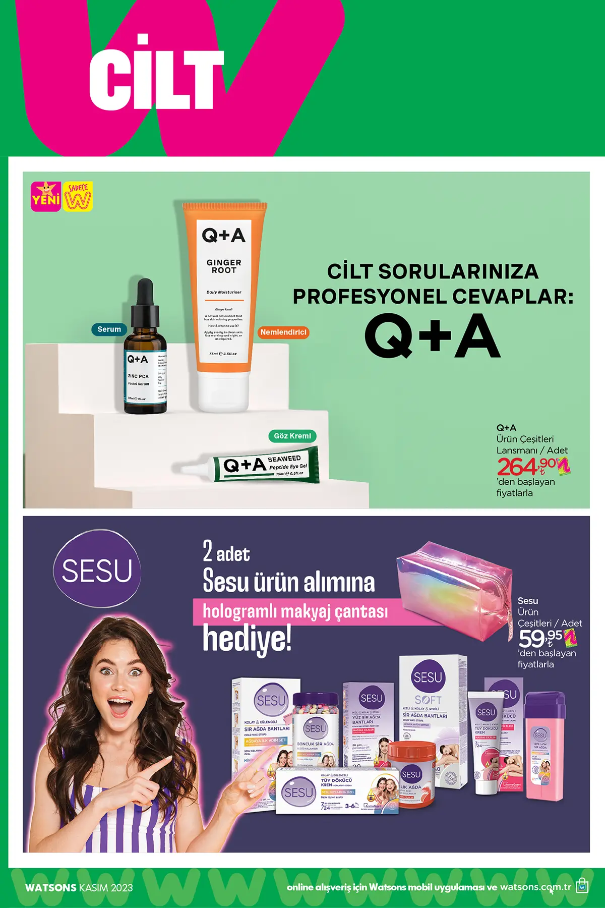 Watsons Kasım 2023 Aktüel Ürünler Kataloğu 22. Sayfa