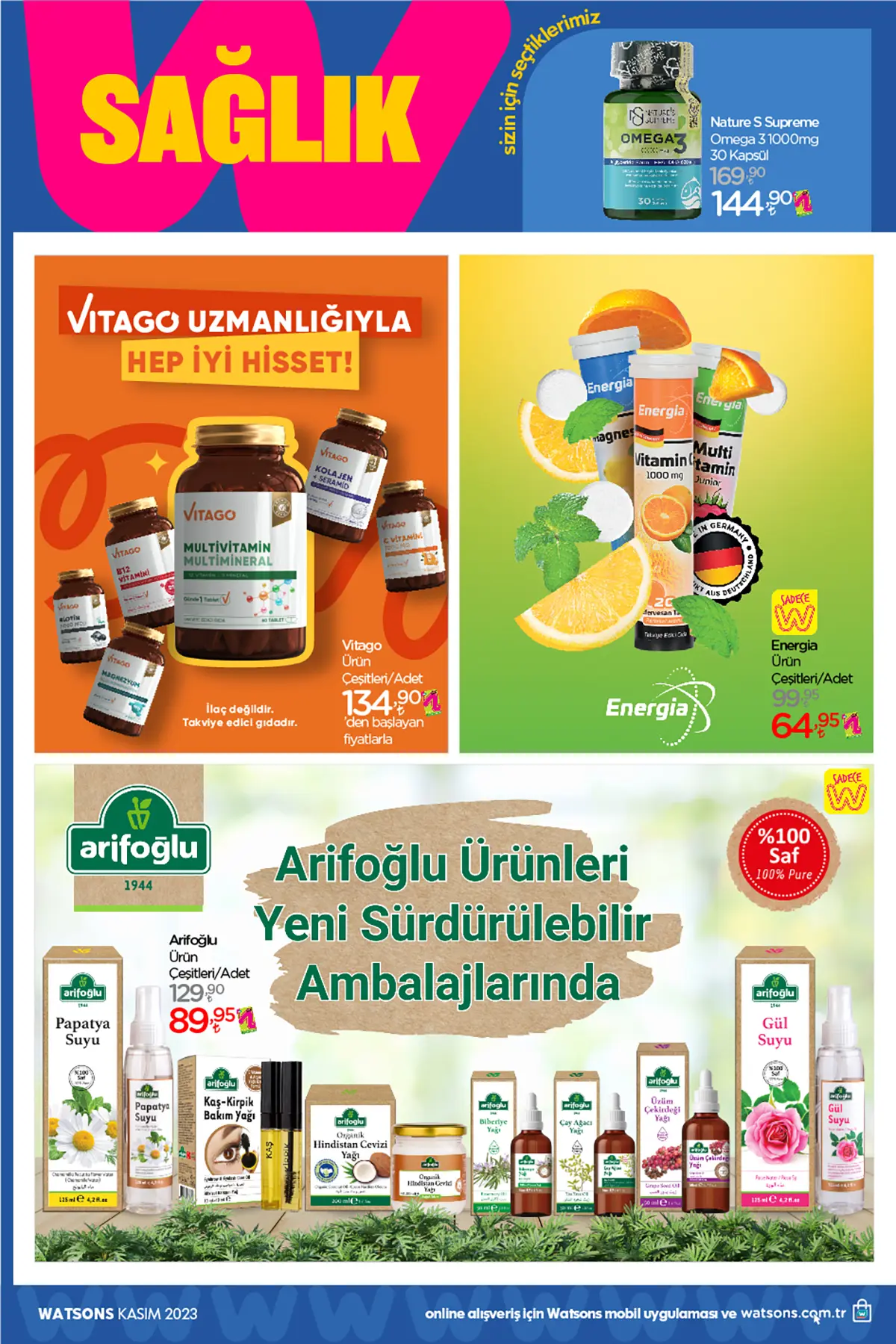 Watsons Kasım 2023 Aktüel Ürünler Kataloğu 36. Sayfa