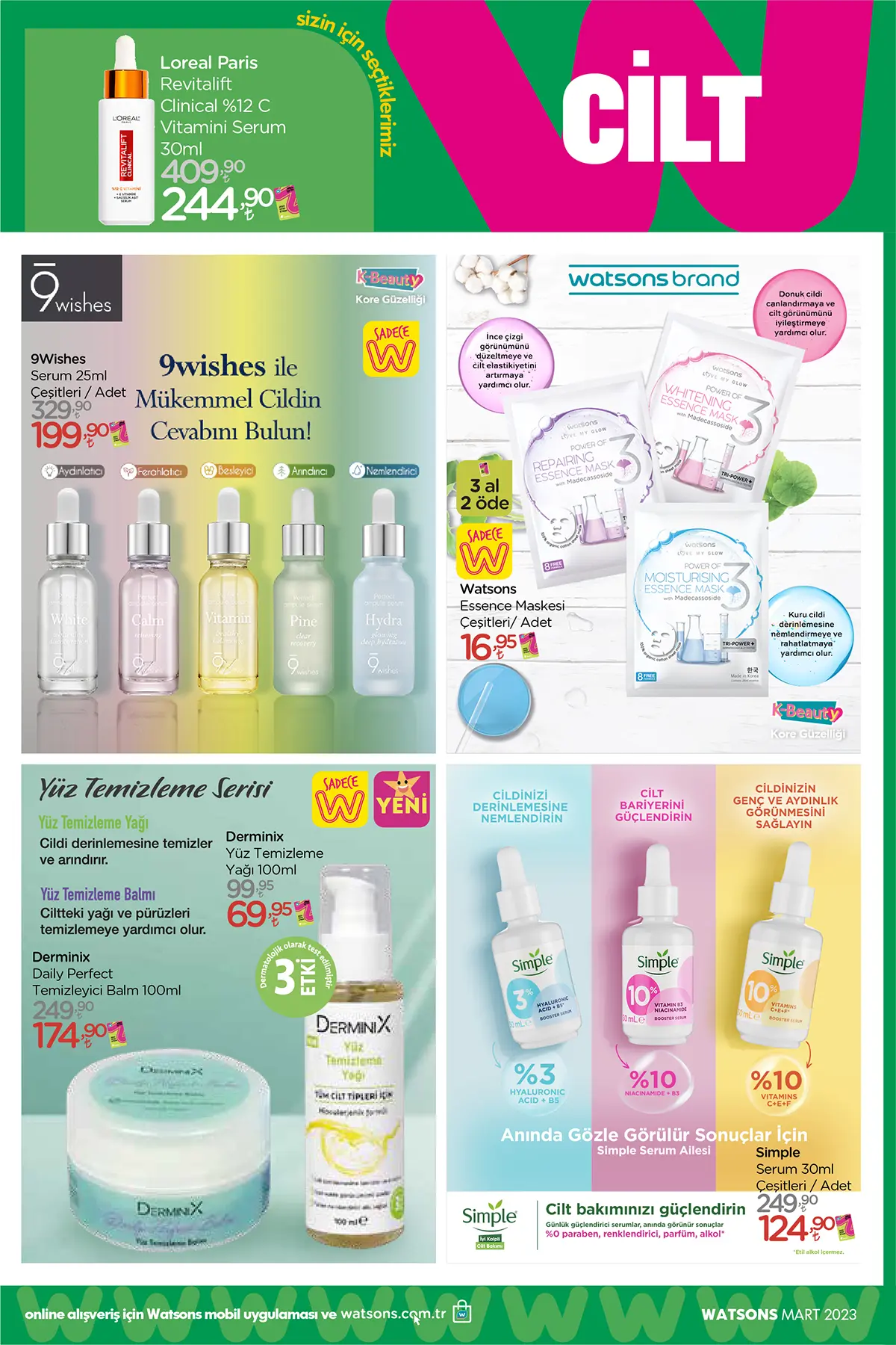 Watsons Mart 2023 Aktüel Ürünler Kataloğu 27. Sayfa