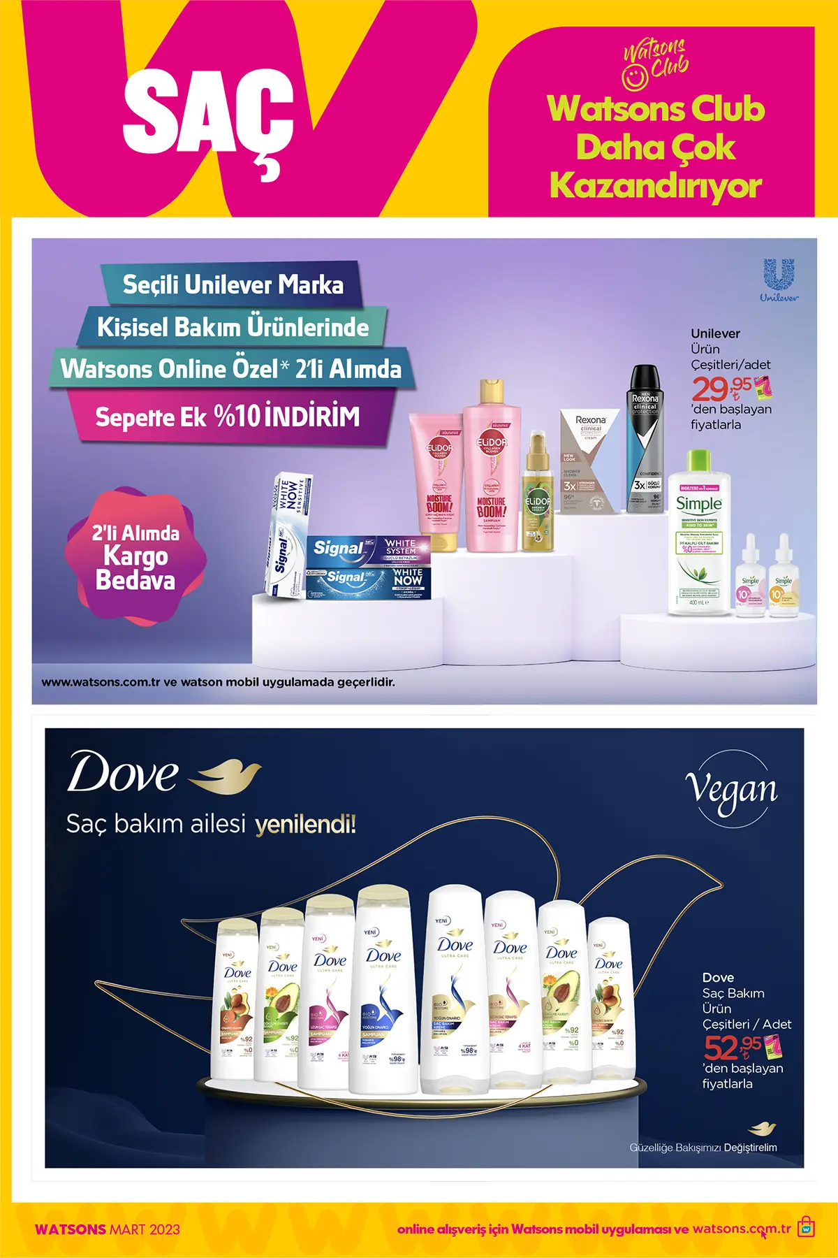 Watsons Mart 2023 Aktüel Ürünler Kataloğu 34. Sayfa