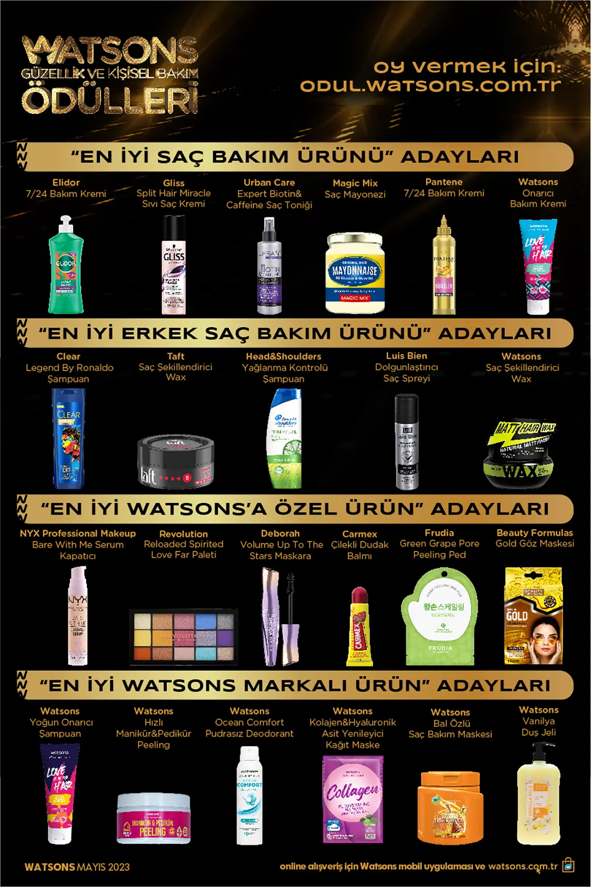 Watsons mayis 2023 Aktüel Ürünler Kataloğu 10. Sayfa