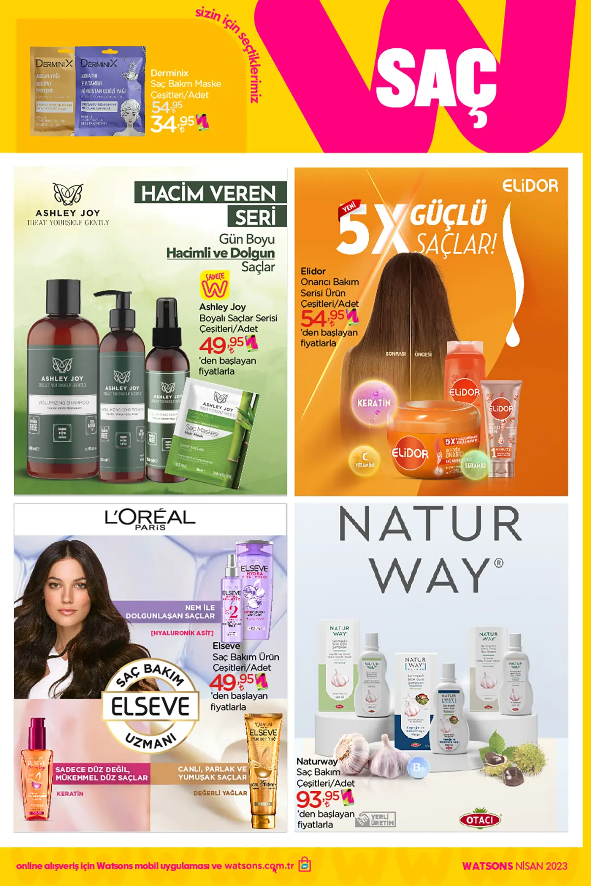 Watsons nisan 2023 Aktüel Ürünler Kataloğu 25. Sayfa