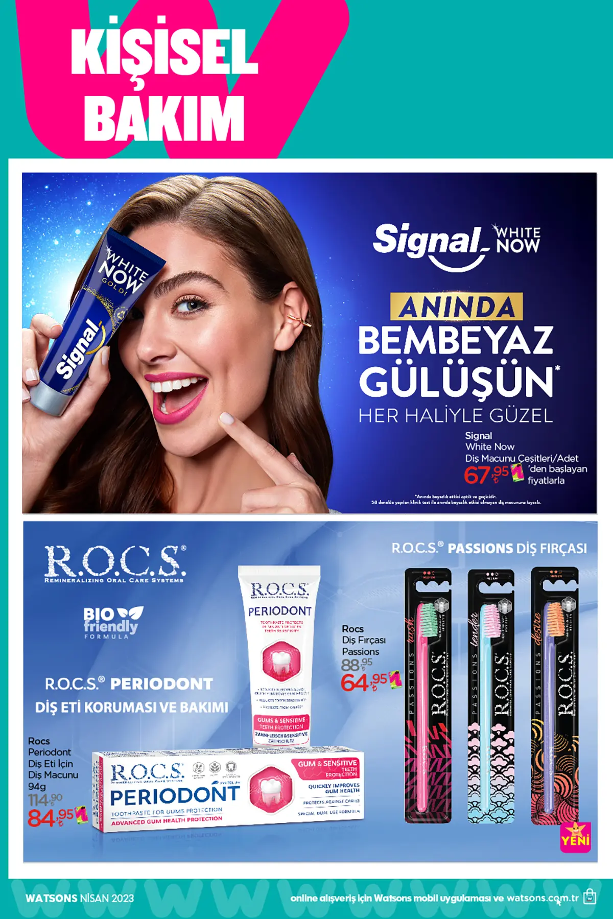 Watsons nisan 2023 Aktüel Ürünler Kataloğu 30. Sayfa