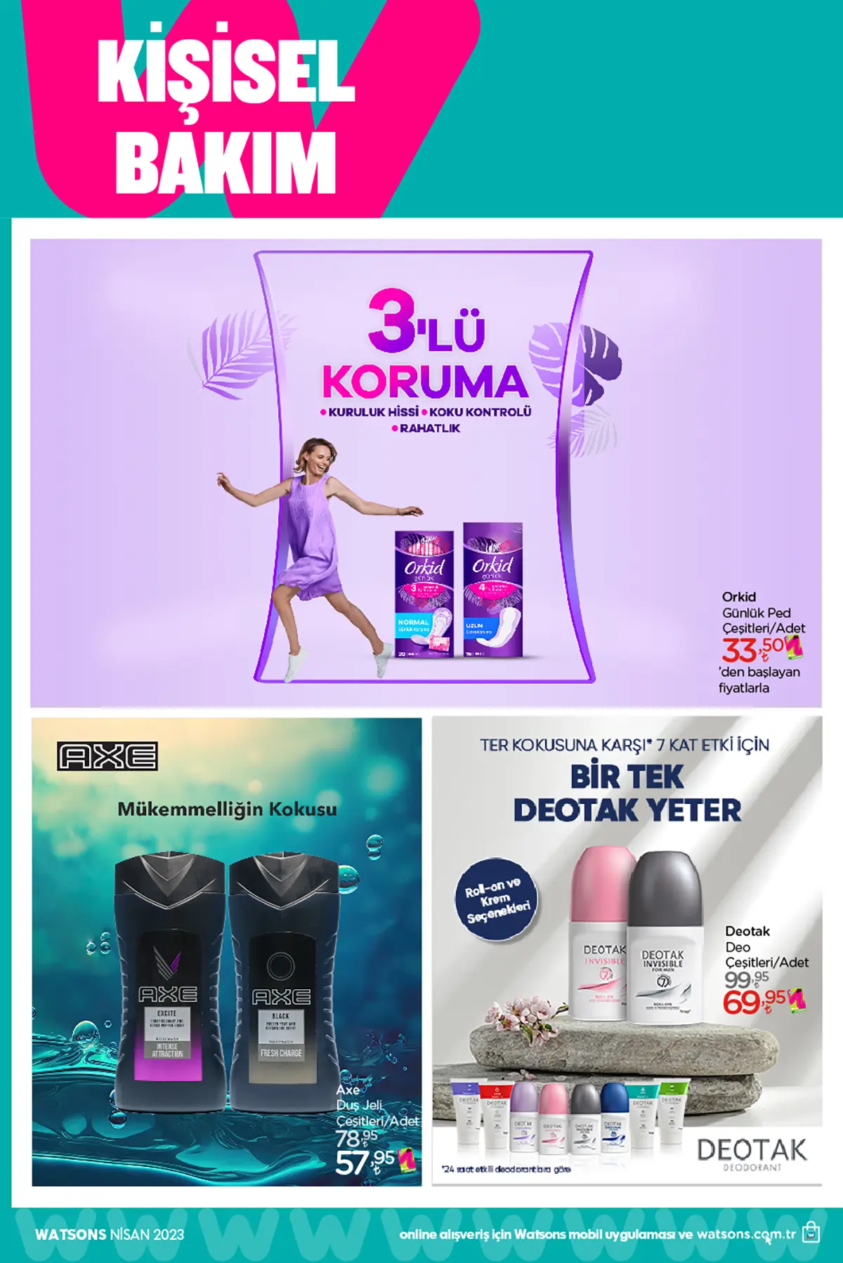 Watsons nisan 2023 Aktüel Ürünler Kataloğu 32. Sayfa