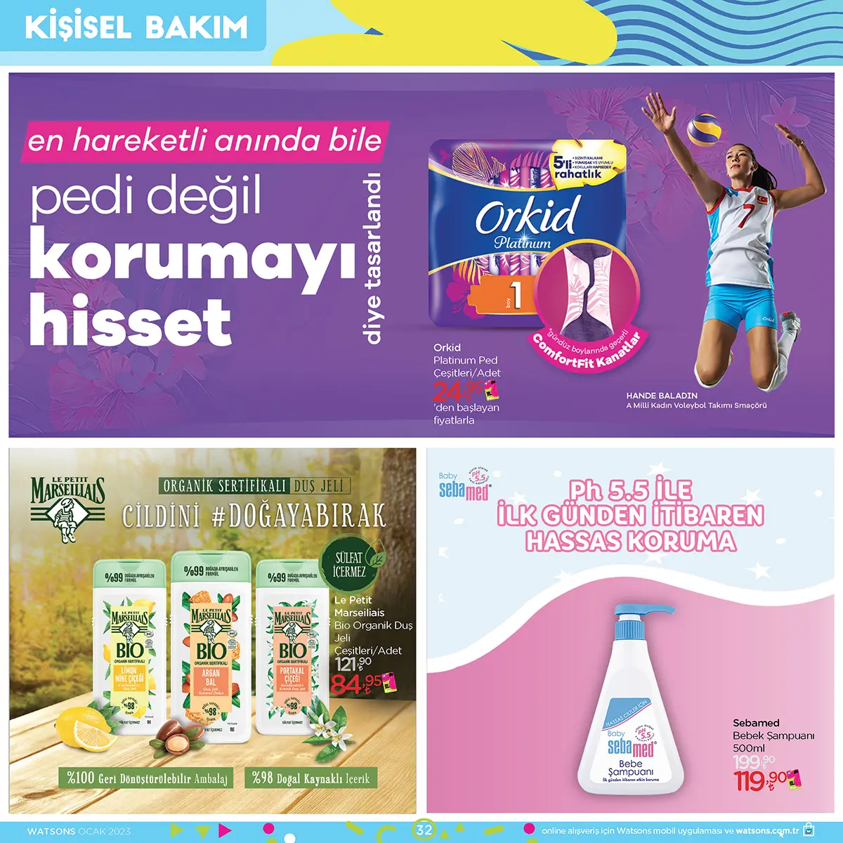 Watsons Ocak 2023 Aktüel Ürünler Kataloğu 32. Sayfa