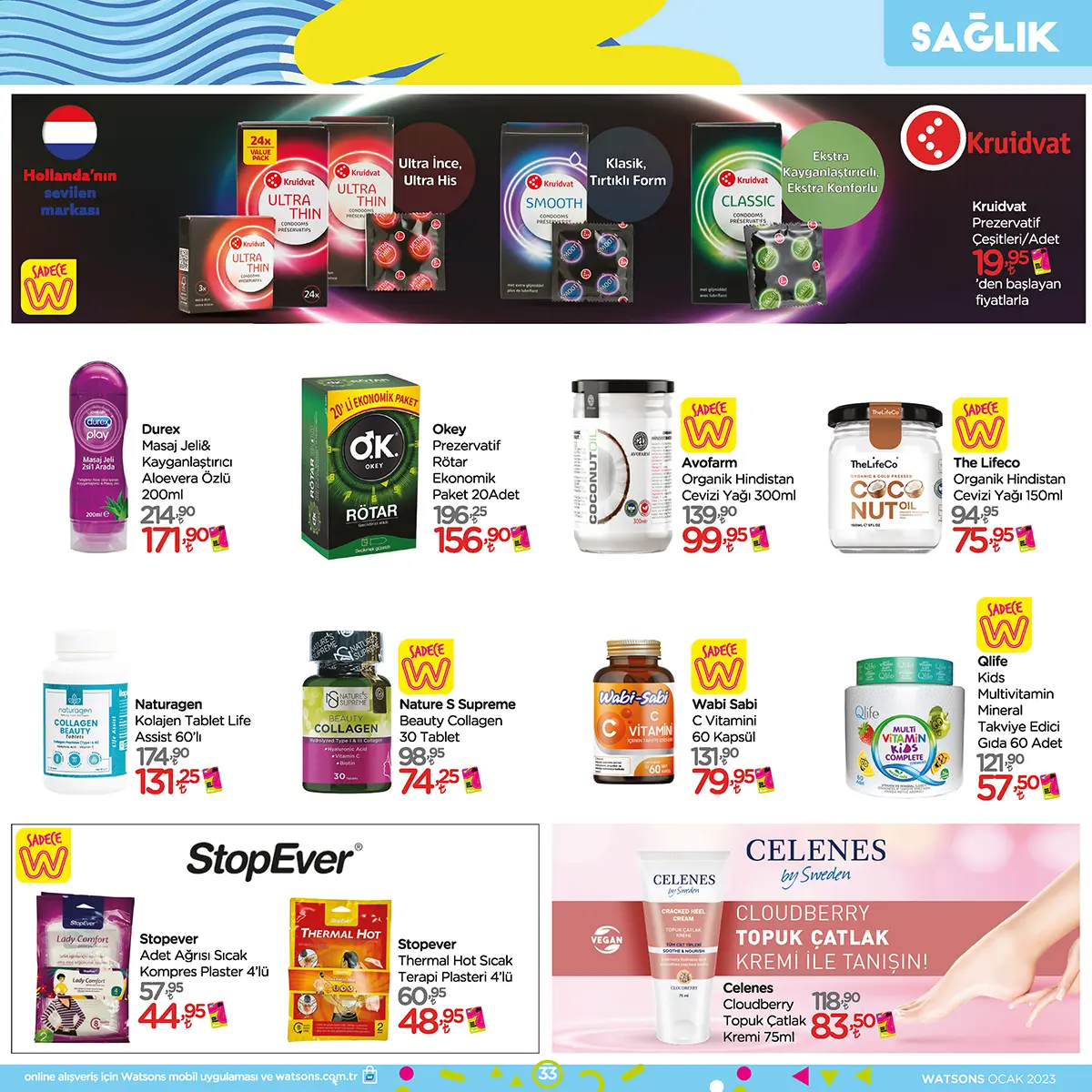 Watsons Ocak 2023 Aktüel Ürünler Kataloğu 33. Sayfa