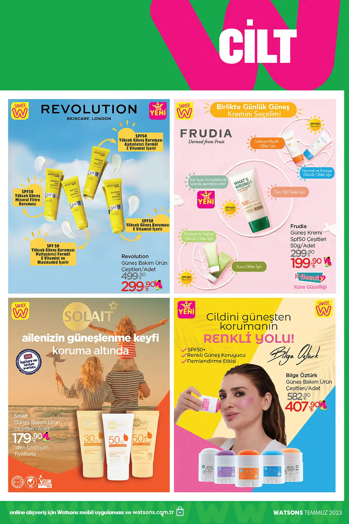 Watsons temmuz 2023 Aktüel Ürünler Kataloğu 15. Sayfa