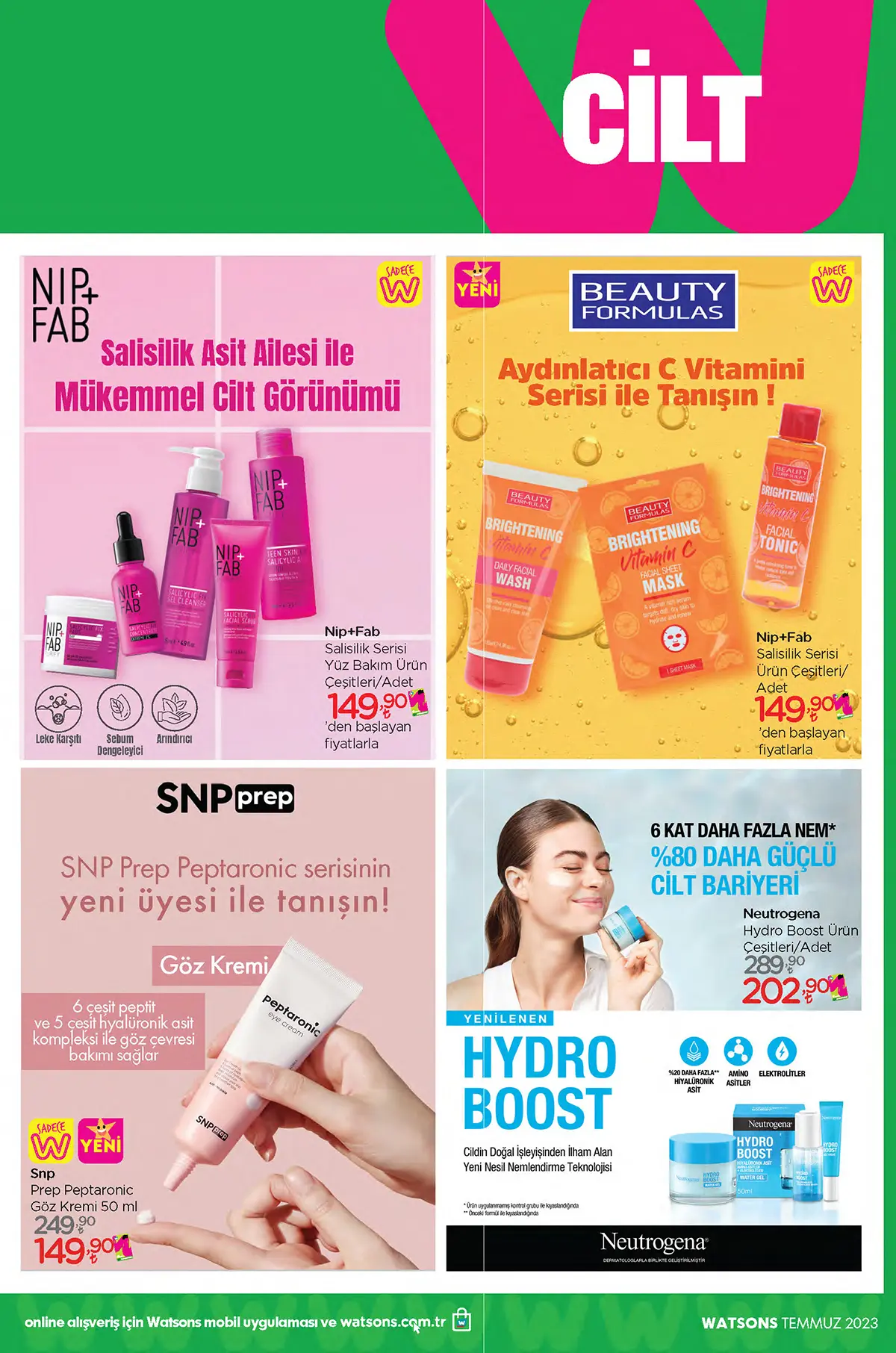 Watsons temmuz 2023 Aktüel Ürünler Kataloğu 21. Sayfa
