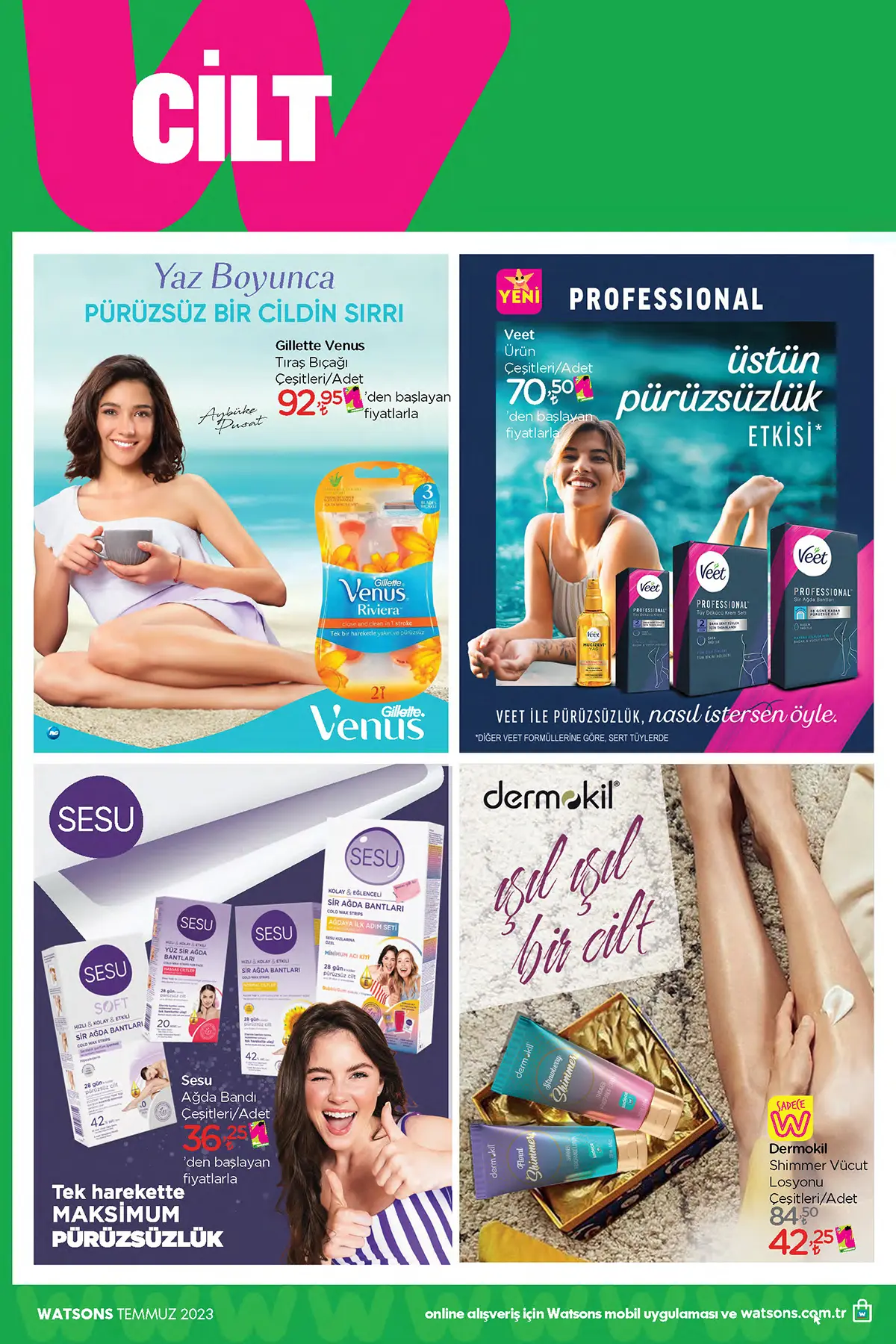 Watsons temmuz 2023 Aktüel Ürünler Kataloğu 22. Sayfa