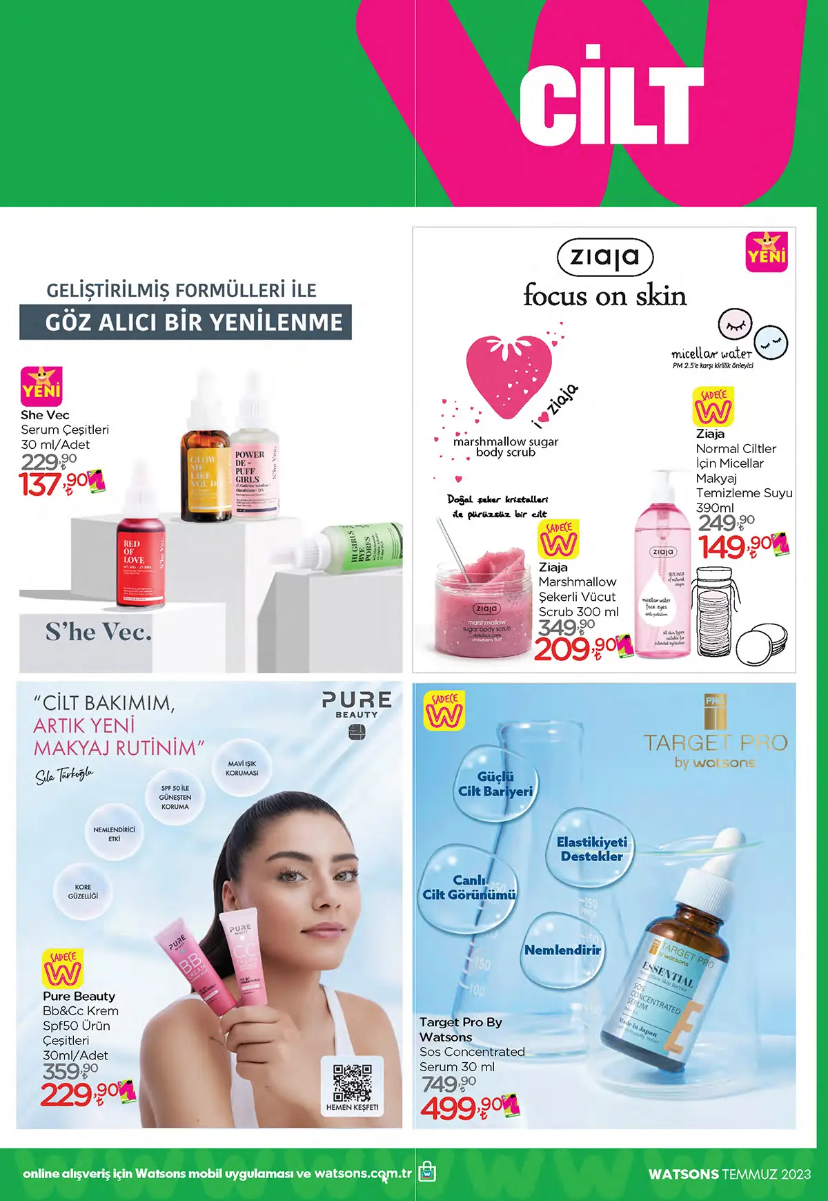 Watsons temmuz 2023 Aktüel Ürünler Kataloğu 23. Sayfa