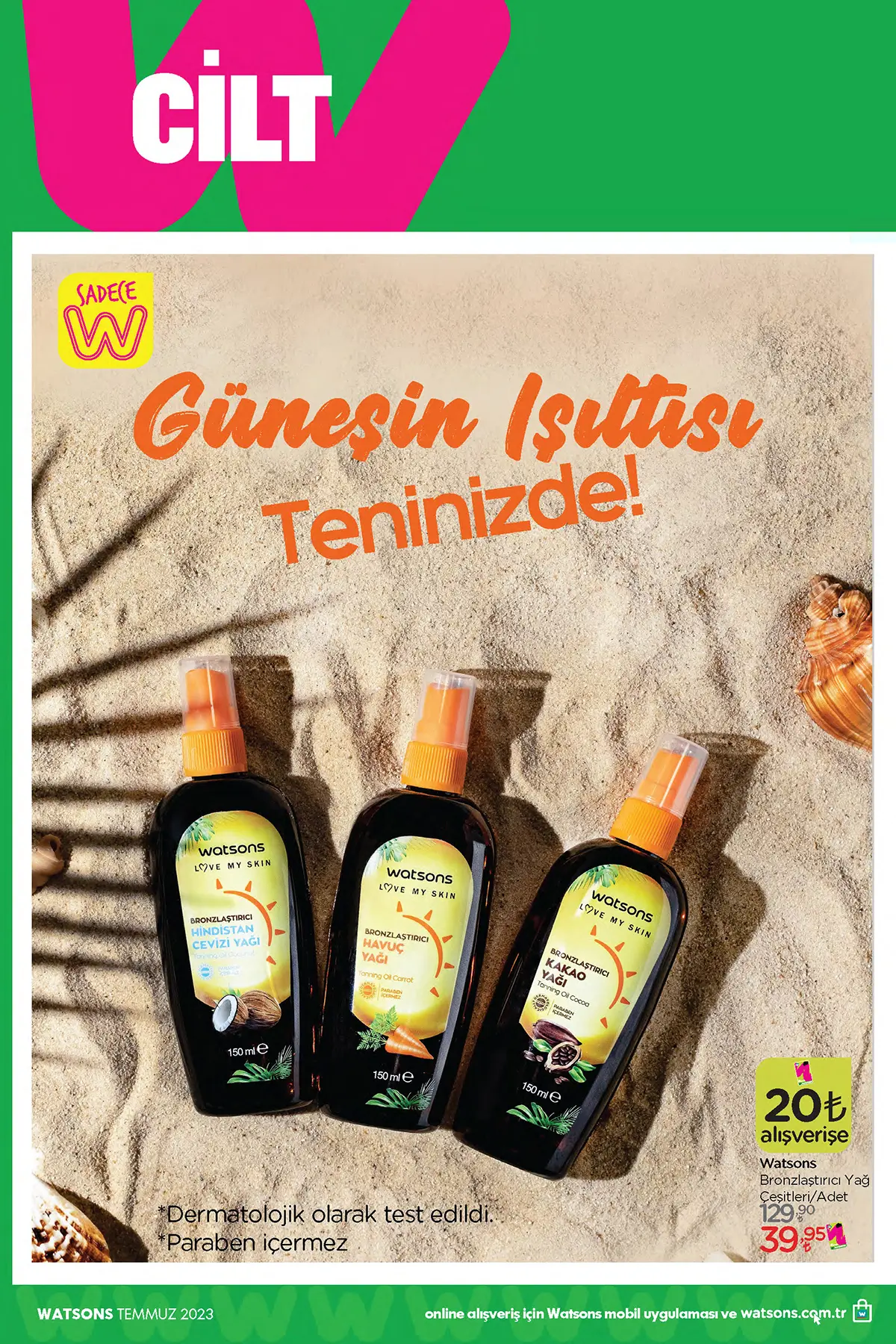 Watsons temmuz 2023 Aktüel Ürünler Kataloğu 24. Sayfa
