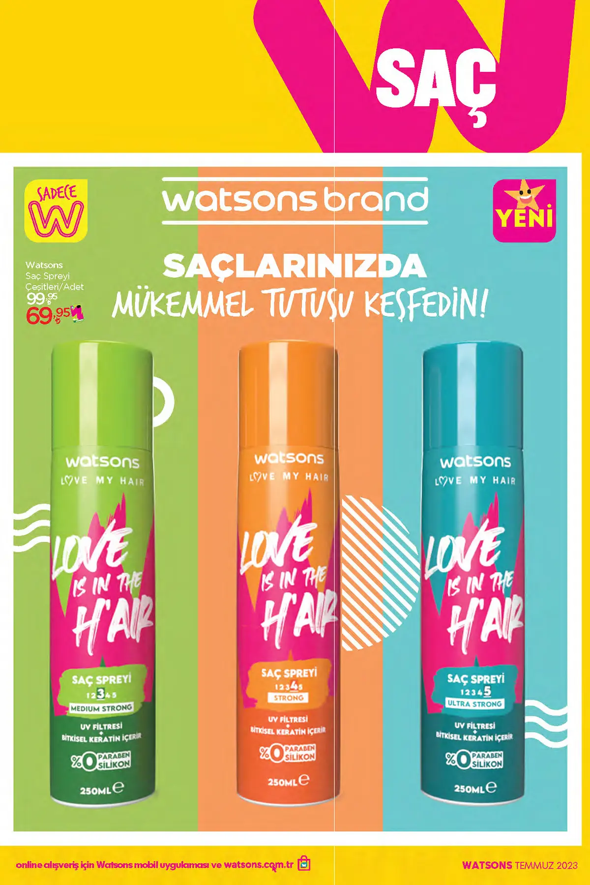 Watsons temmuz 2023 Aktüel Ürünler Kataloğu 25. Sayfa