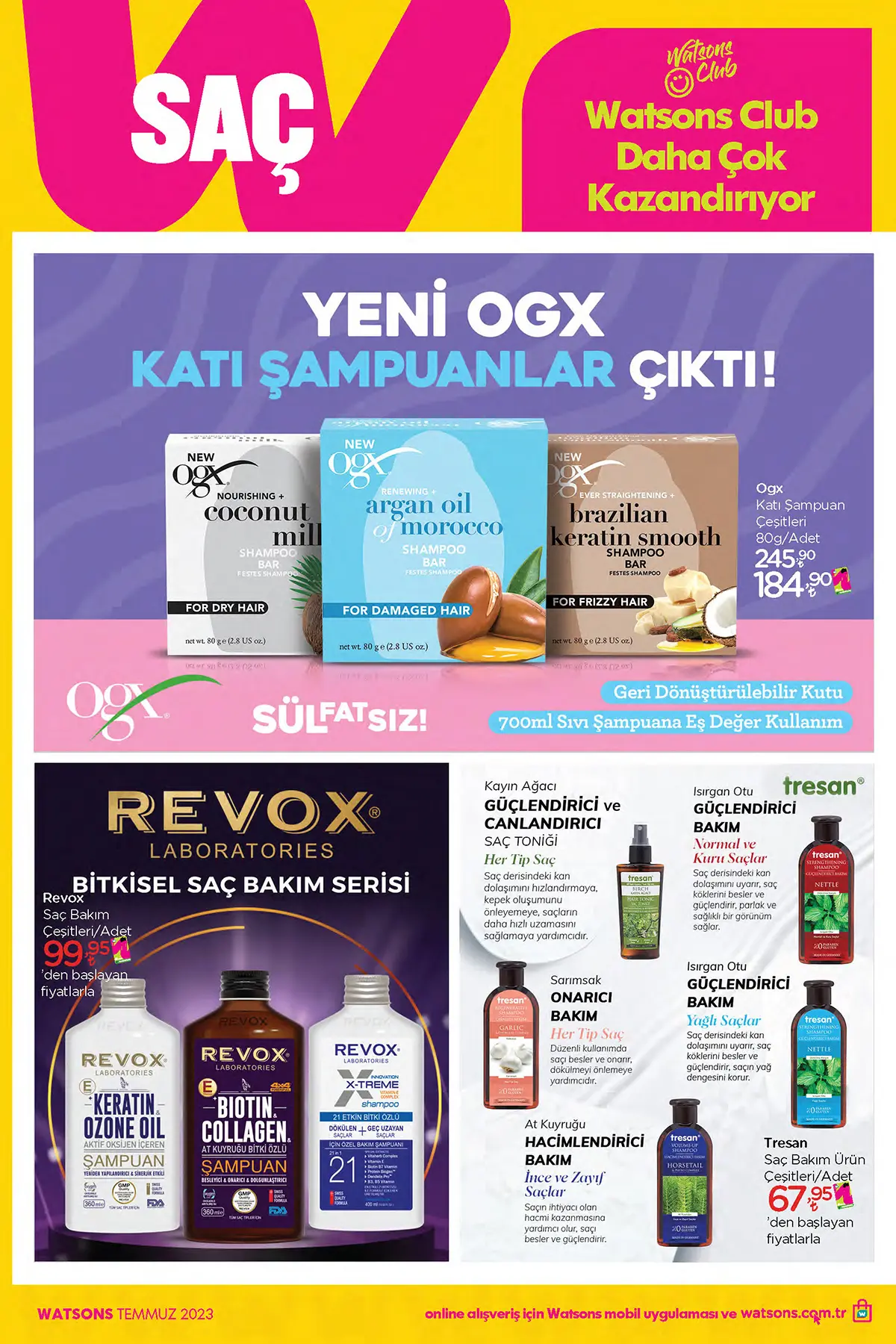 Watsons temmuz 2023 Aktüel Ürünler Kataloğu 28. Sayfa