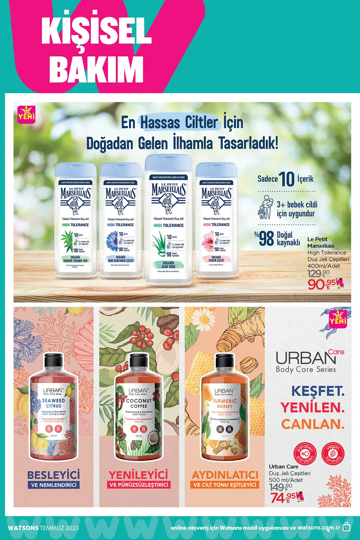 Watsons temmuz 2023 Aktüel Ürünler Kataloğu 30. Sayfa